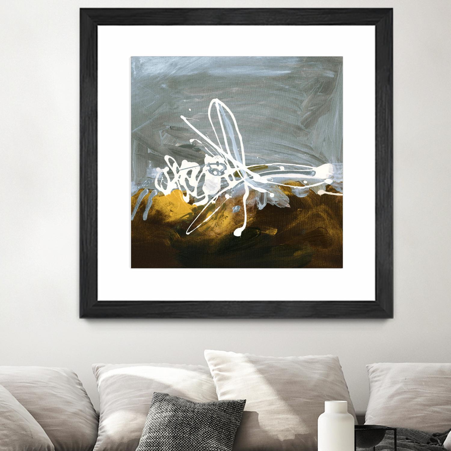 Golden Abstract II by Meejlau on GIANT ART - gold abstract