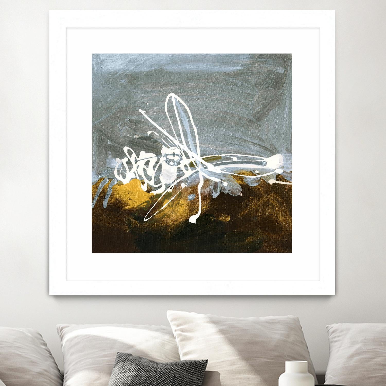 Golden Abstract II by Meejlau on GIANT ART - gold abstract