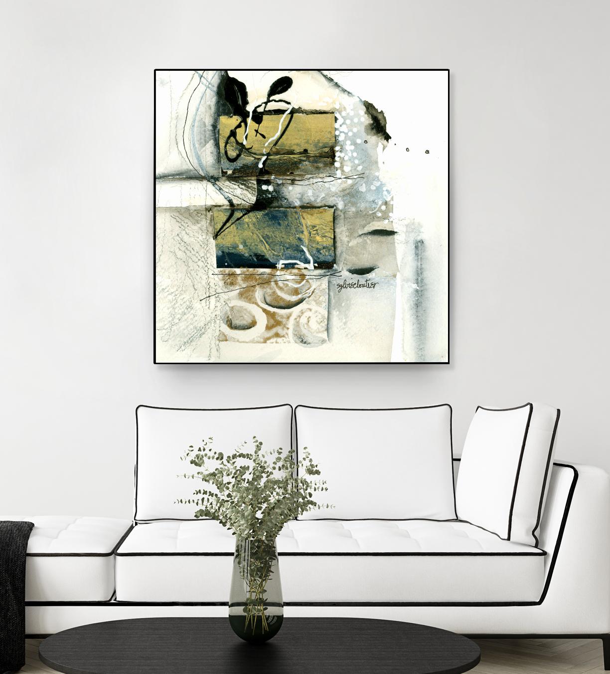 Issue by Sylvie Cloutier on GIANT ART - white abstract quebec artists