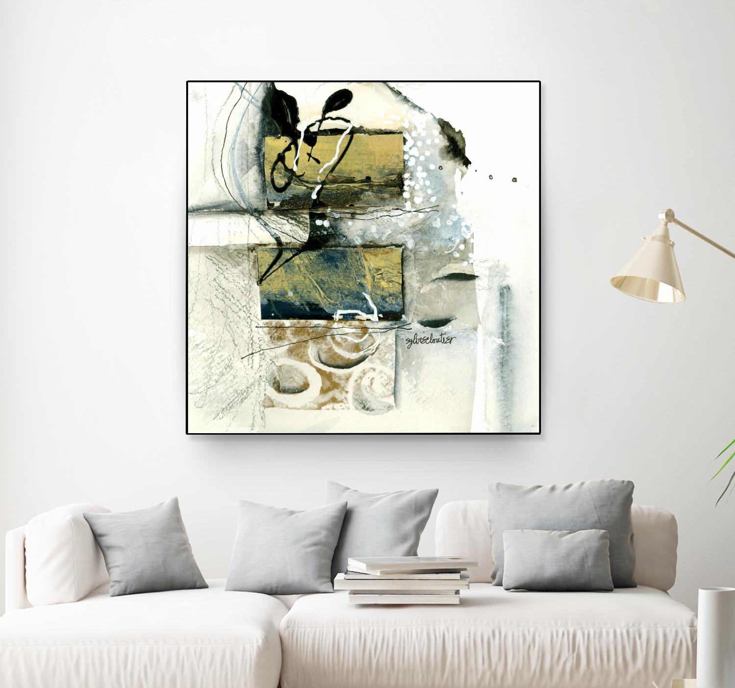 Issue by Sylvie Cloutier on GIANT ART - white abstract quebec artists