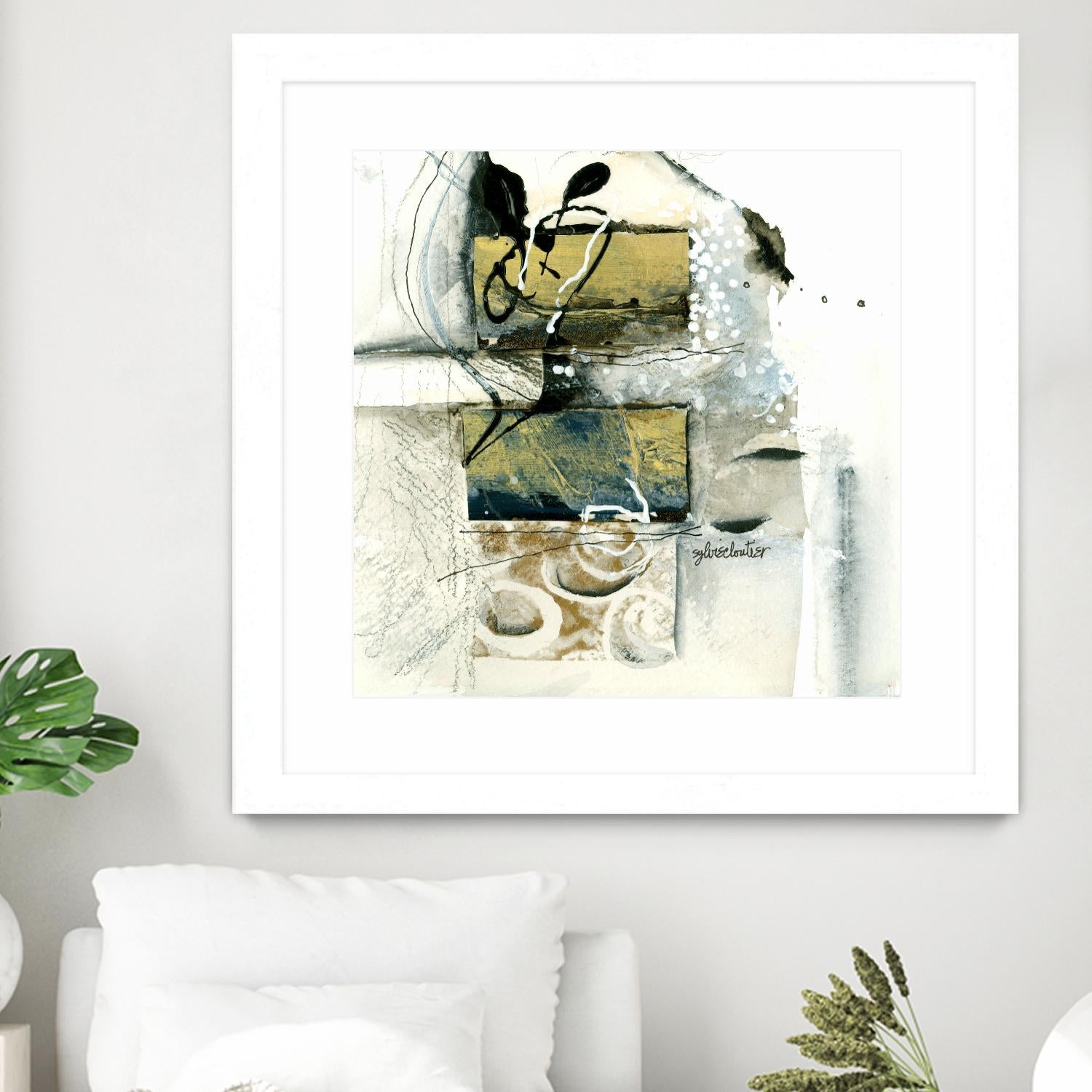 Issue by Sylvie Cloutier on GIANT ART - white abstract quebec artists