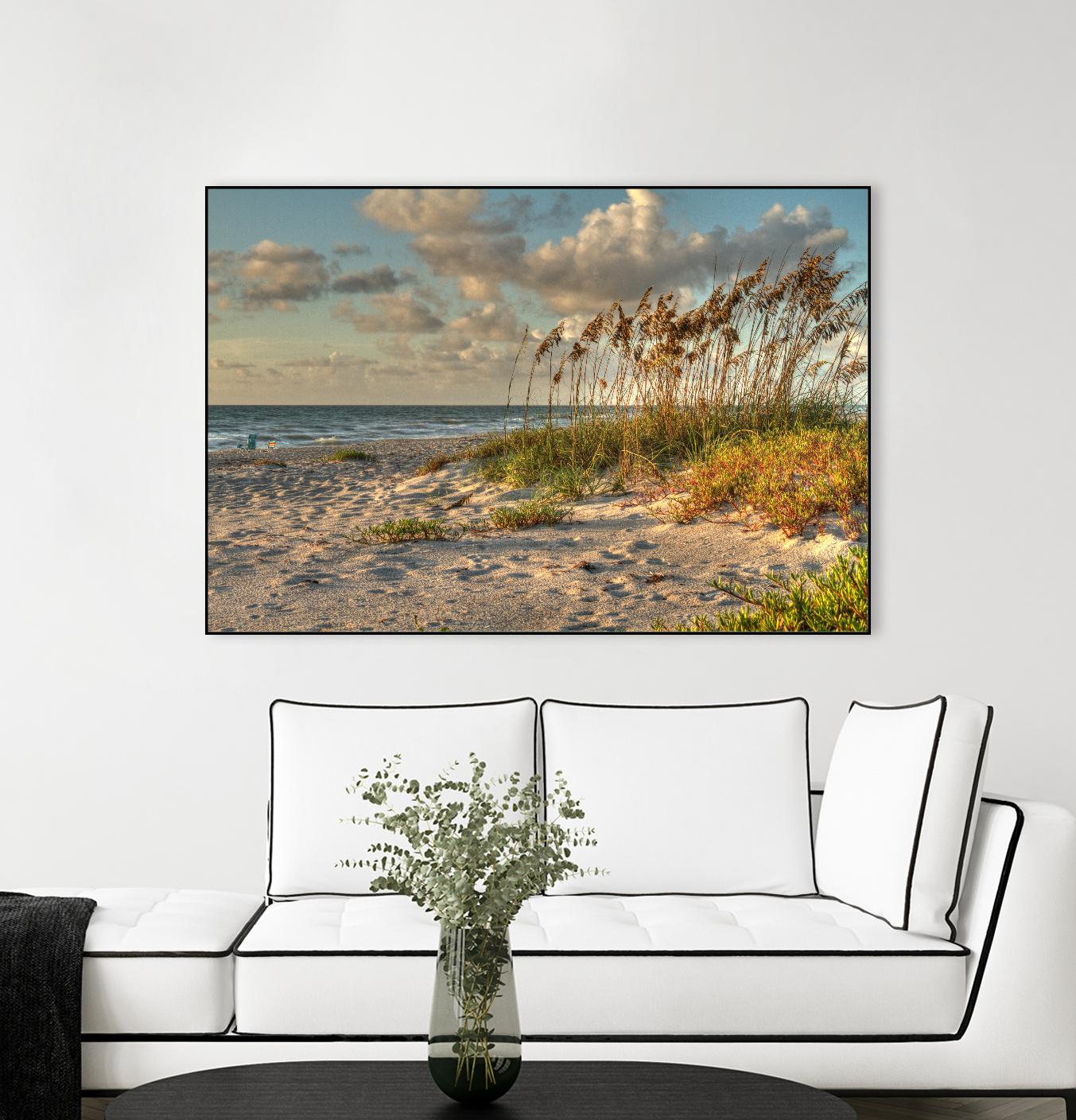 Indialantic 2 by Rene Griffith on GIANT ART - beige costal sand