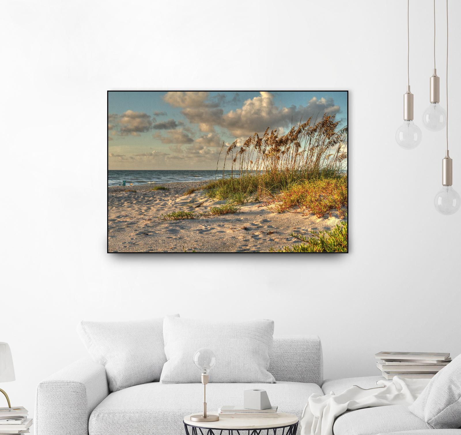 Indialantic 2 by Rene Griffith on GIANT ART - beige costal sand