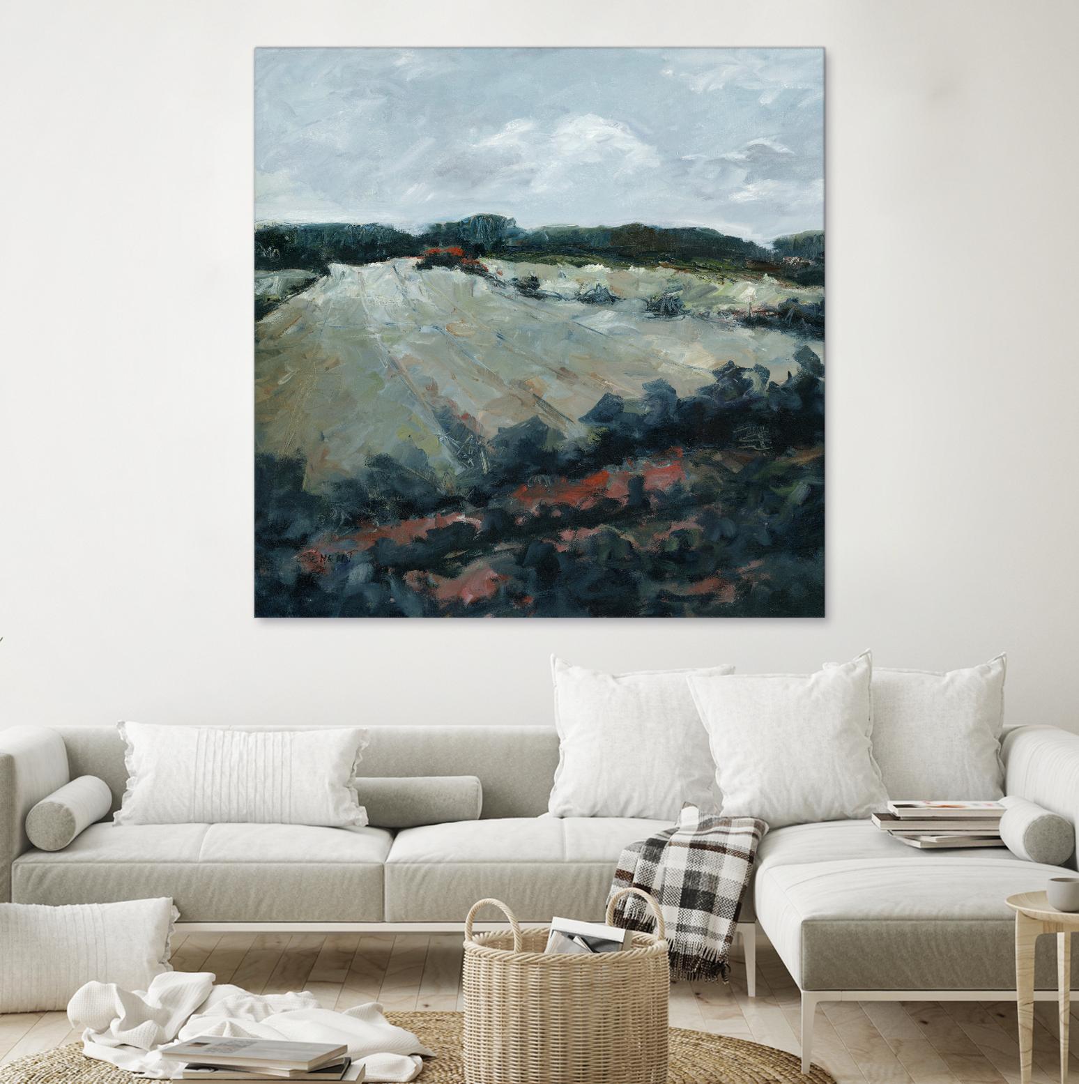 Serene Landscape 5 by Jacques Clement on GIANT ART - green landscape