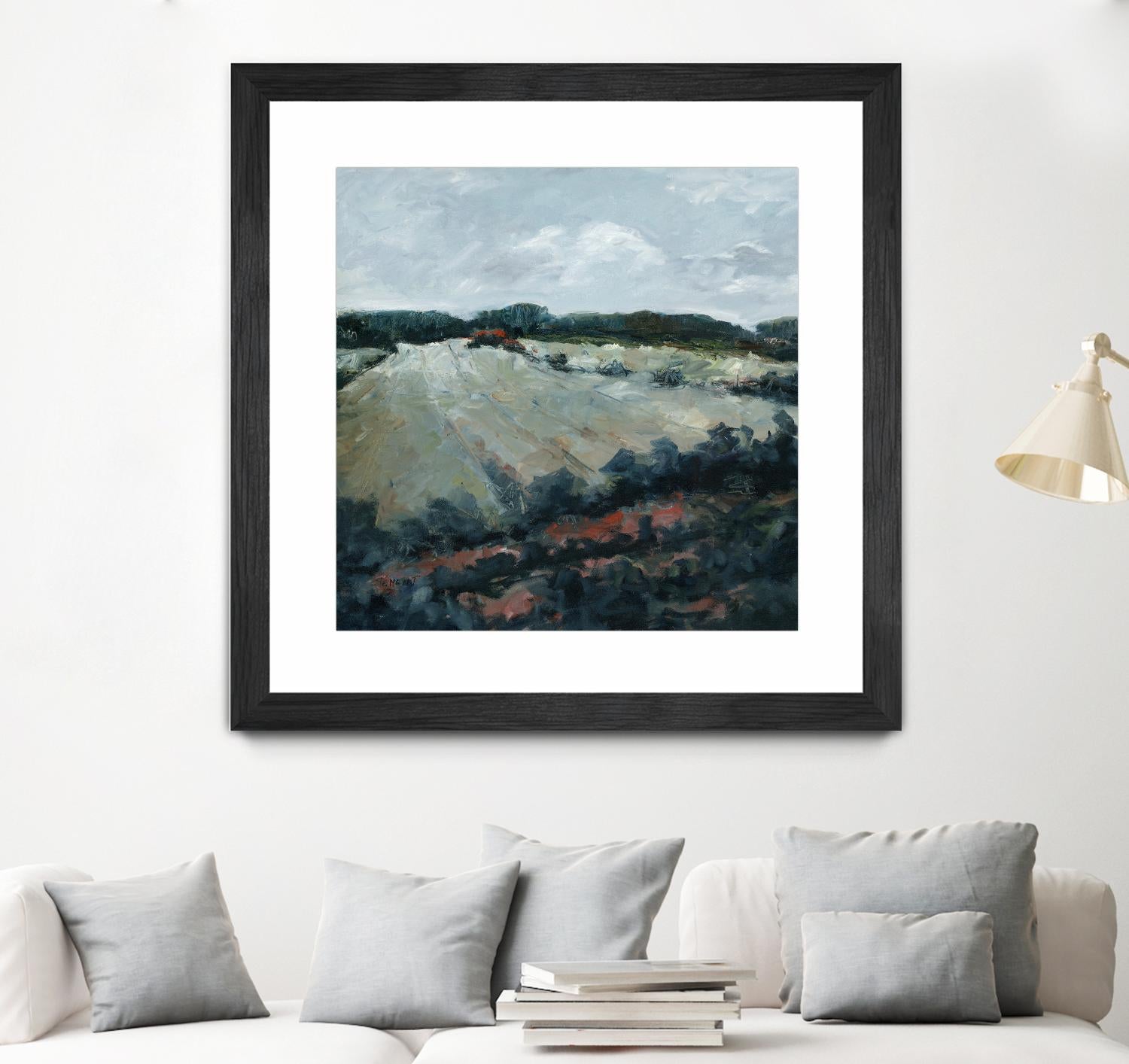 Serene Landscape 5 by Jacques Clement on GIANT ART - green landscape