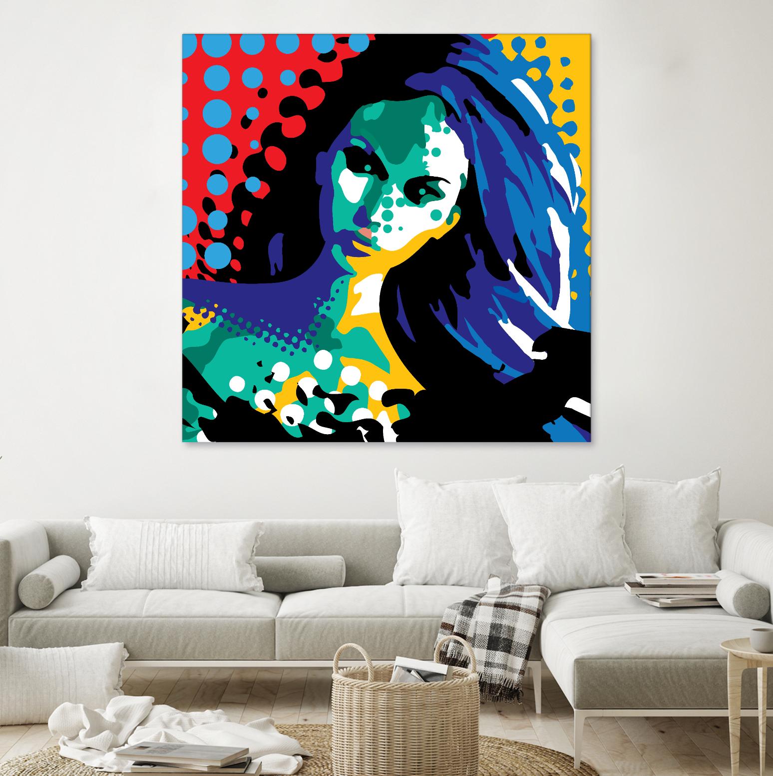 Secret by Ray Lengelé on GIANT ART - red animé face