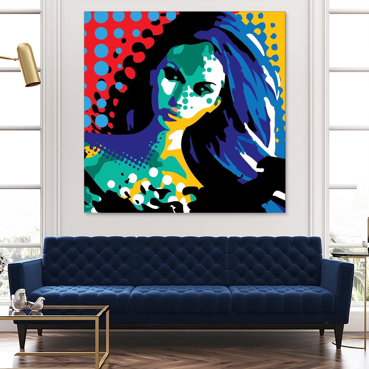 Secret by Ray Lengelé on GIANT ART - red animé face