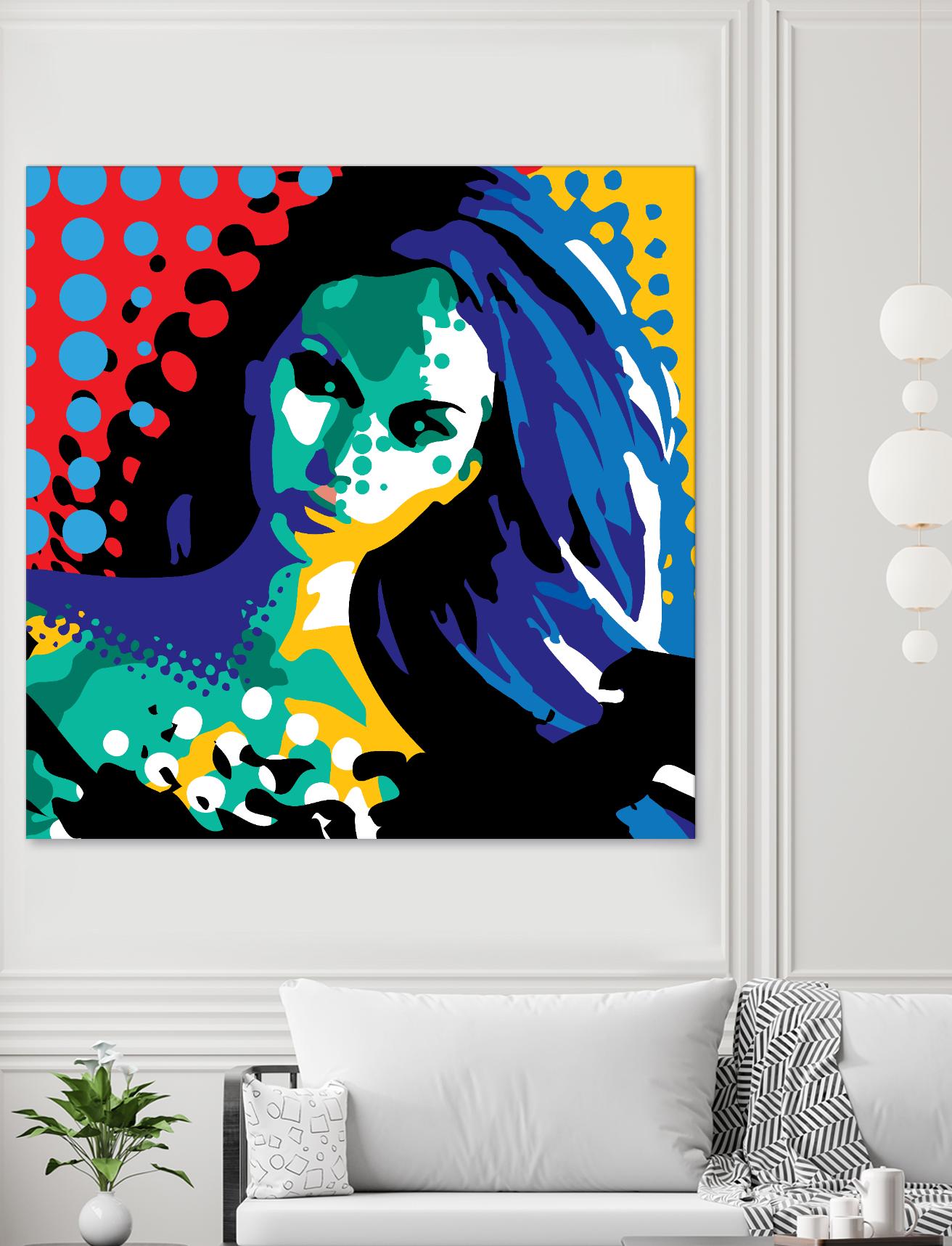 Secret by Ray Lengelé on GIANT ART - red animé face