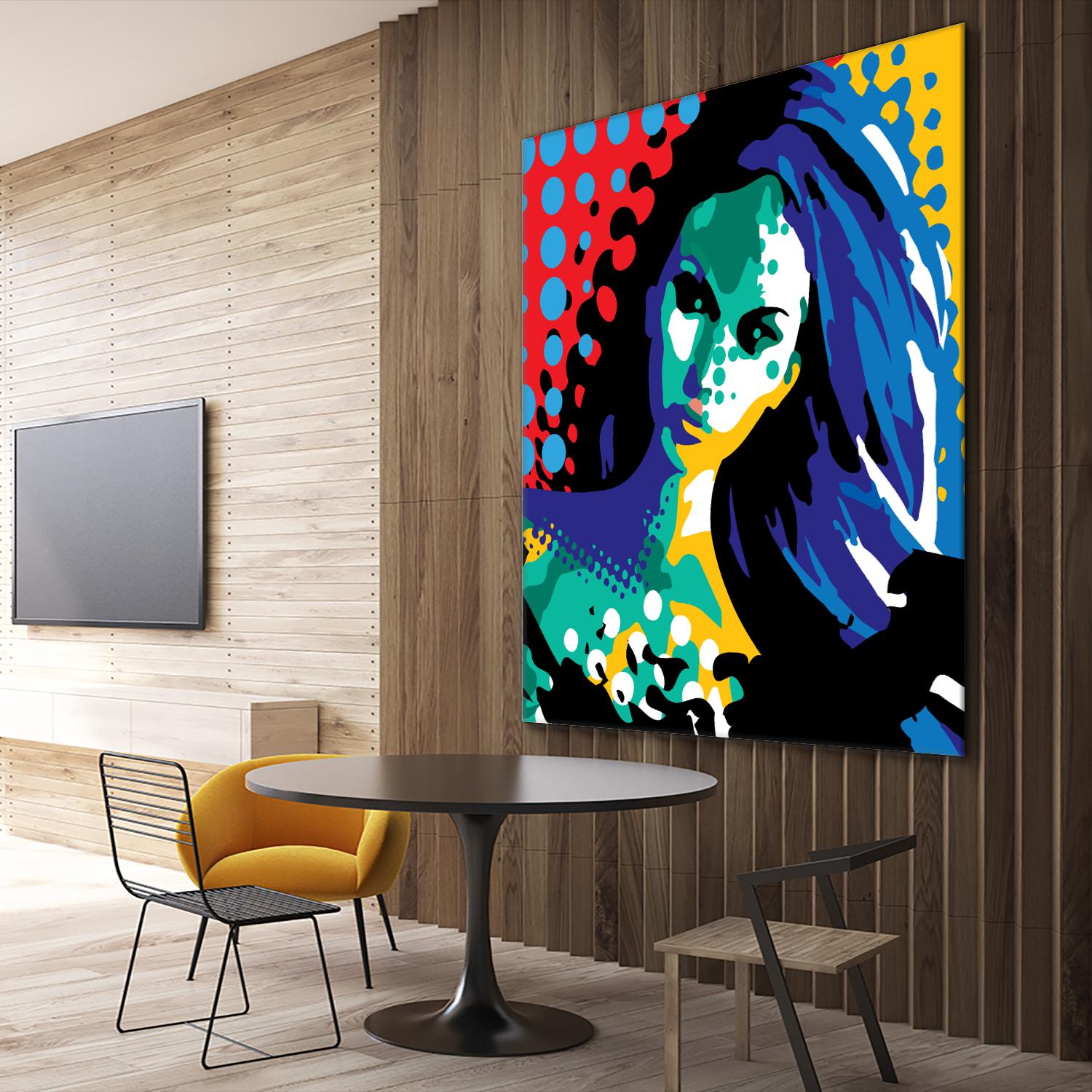 Secret by Ray Lengelé on GIANT ART - red animé face