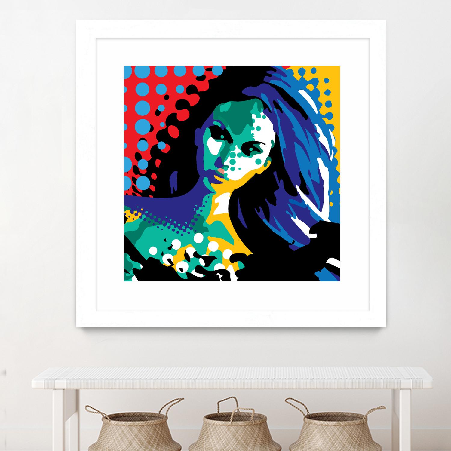 Secret by Ray Lengelé on GIANT ART - red animé face