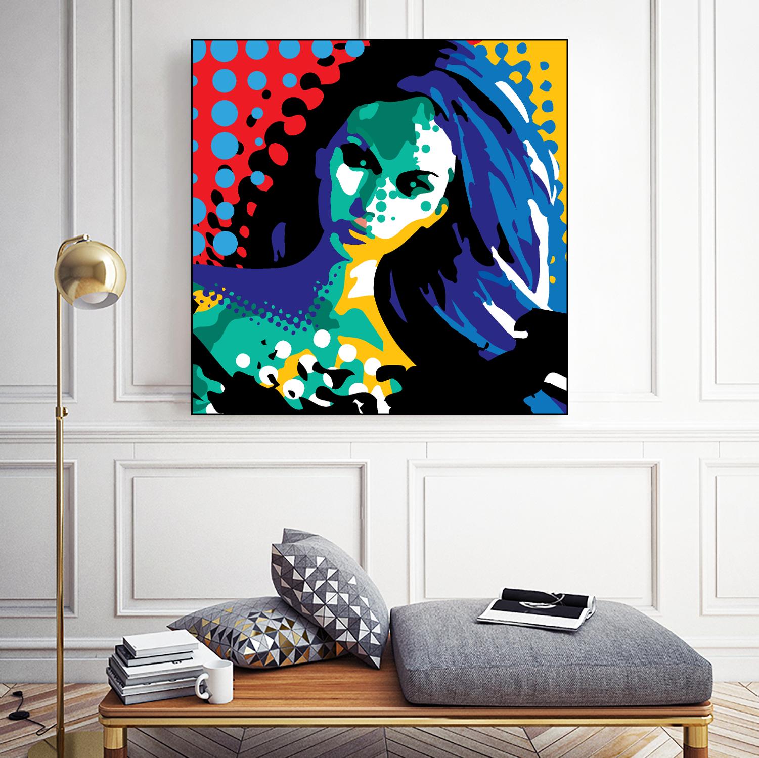 Secret by Ray Lengelé on GIANT ART - red animé face