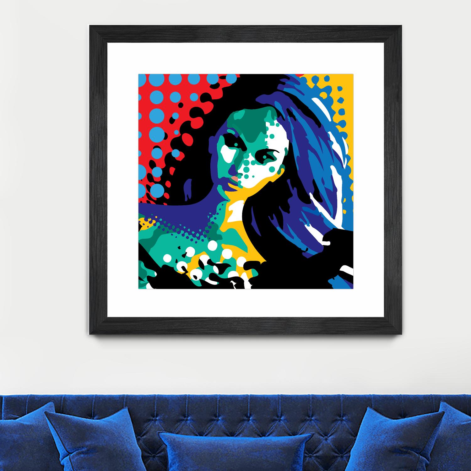 Secret by Ray Lengelé on GIANT ART - red animé face