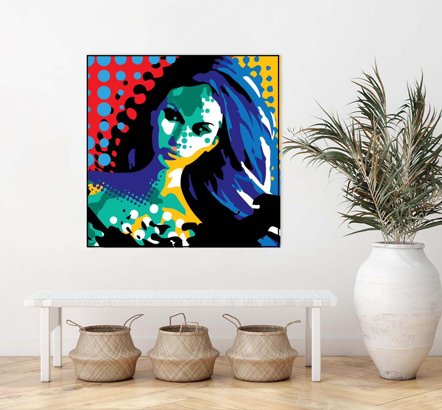 Secret by Ray Lengelé on GIANT ART - red animé face