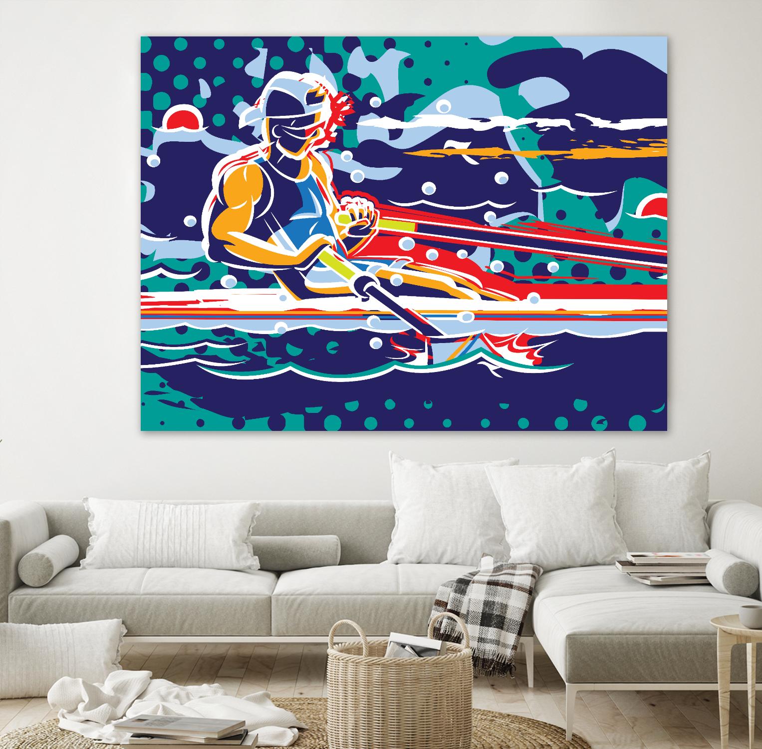 Avirow by Ray Lengelé on GIANT ART - red figurative artistes du québec