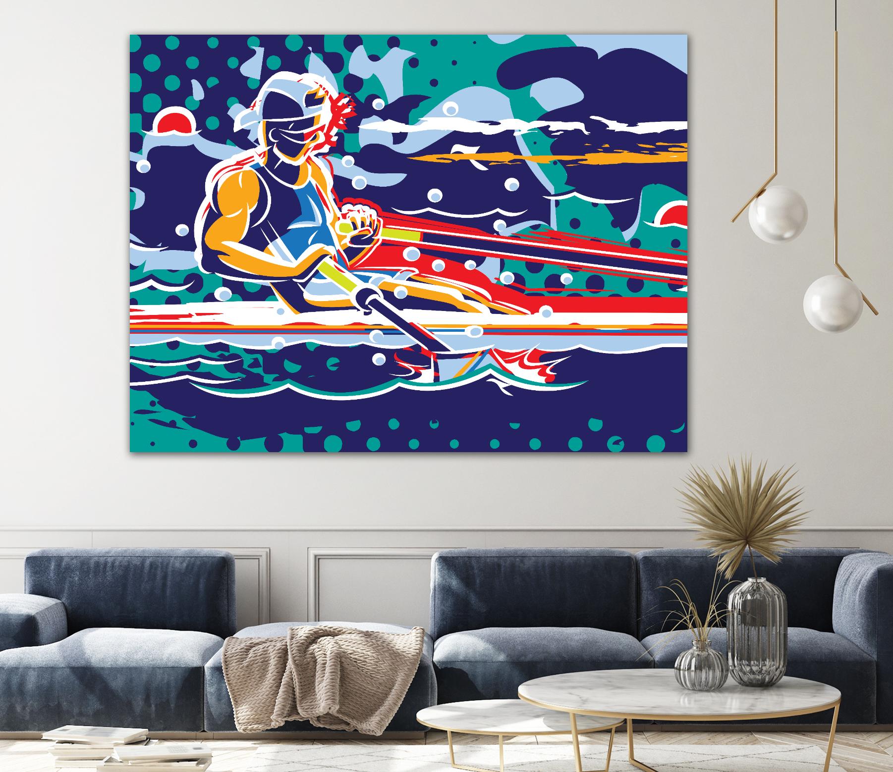 Avirow by Ray Lengelé on GIANT ART - red figurative artistes du québec