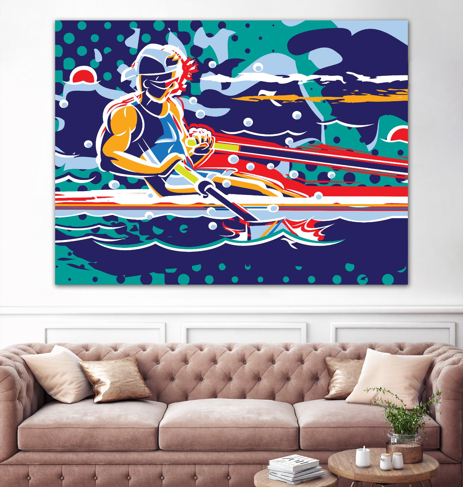 Avirow by Ray Lengelé on GIANT ART - red figurative artistes du québec