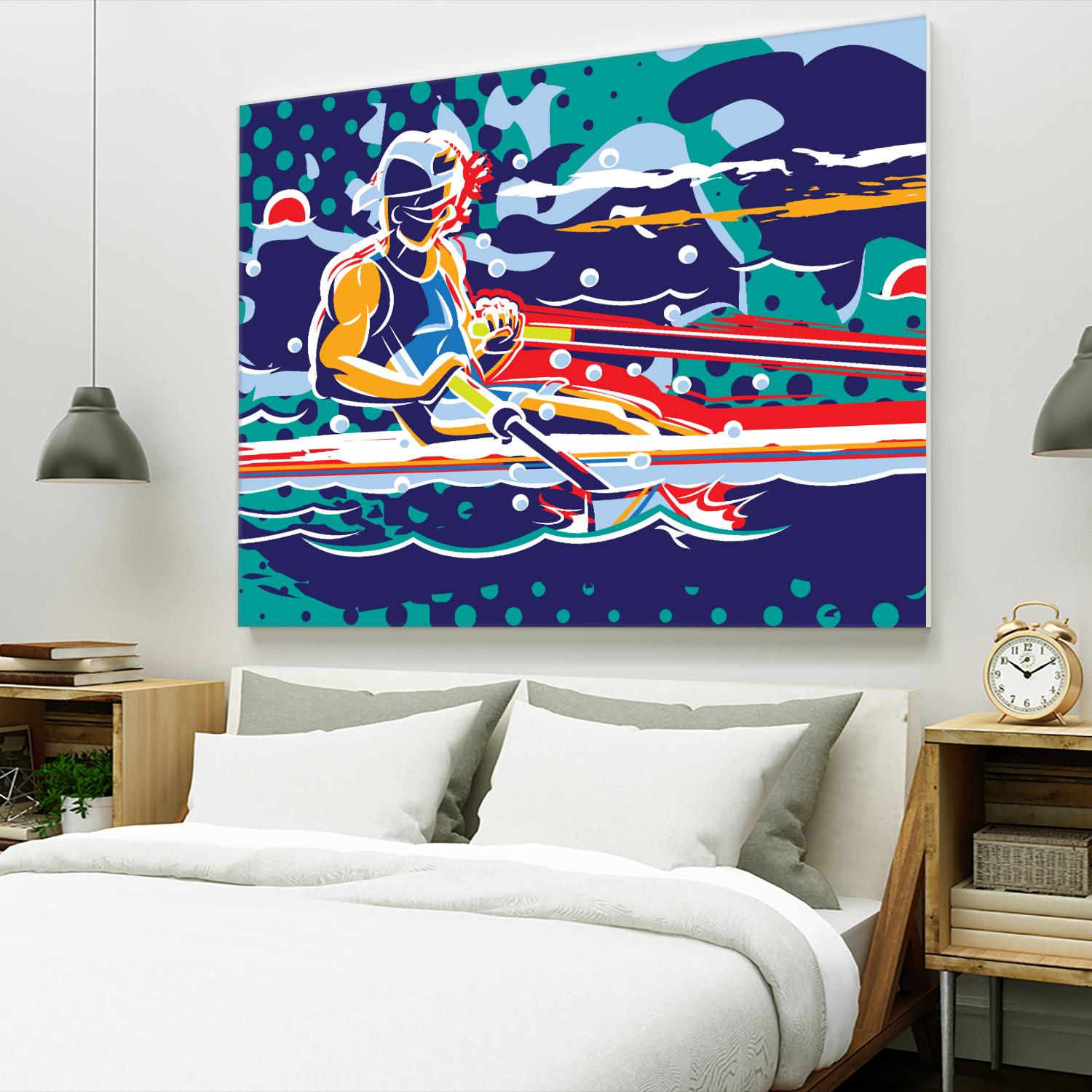 Avirow by Ray Lengelé on GIANT ART - red figurative artistes du québec