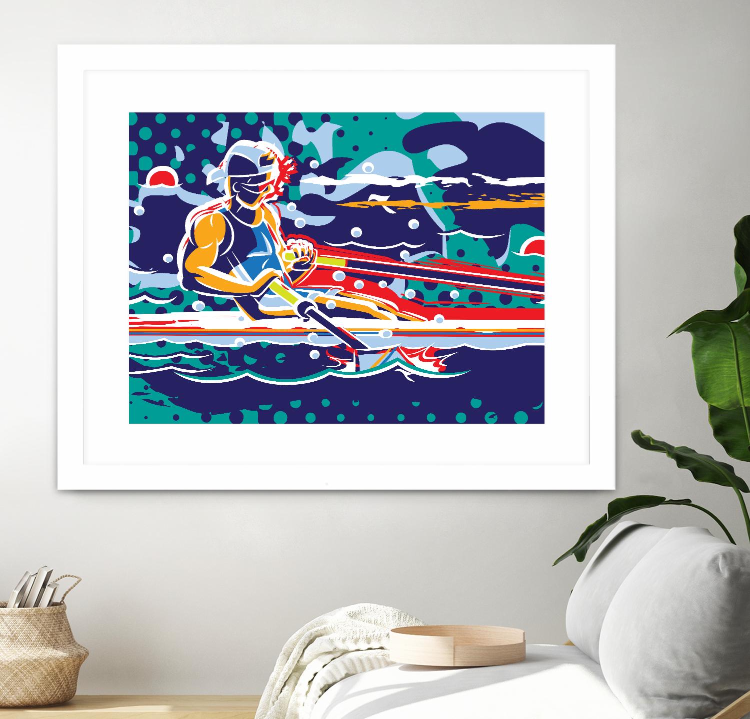 Avirow by Ray Lengelé on GIANT ART - red figurative artistes du québec