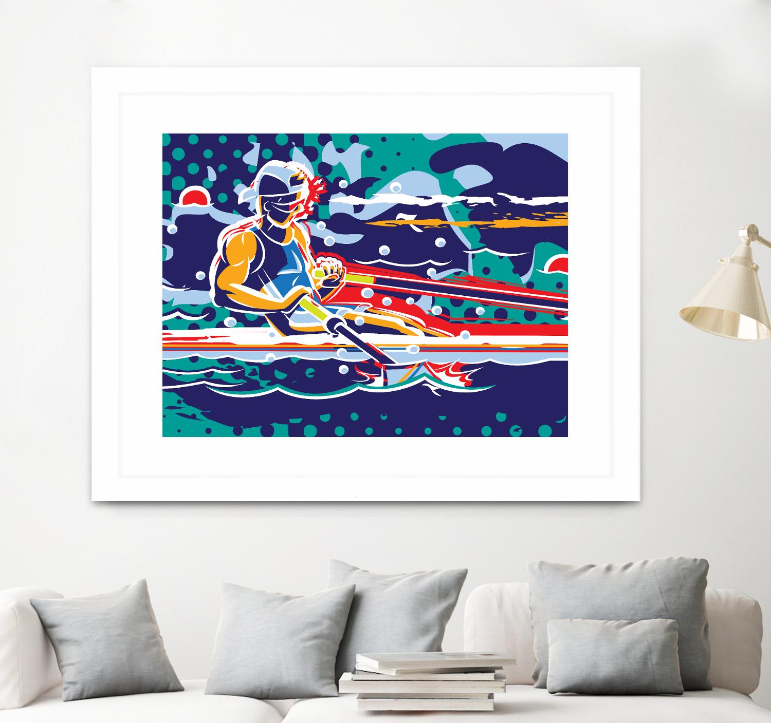 Avirow by Ray Lengelé on GIANT ART - red figurative artistes du québec