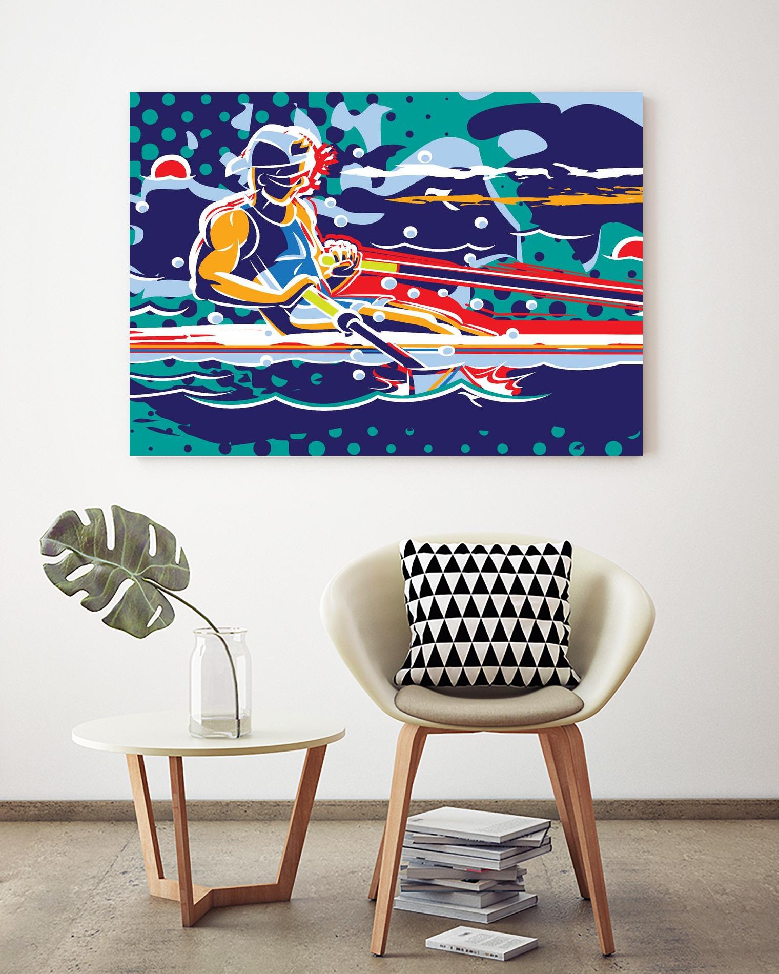 Avirow by Ray Lengelé on GIANT ART - red figurative artistes du québec