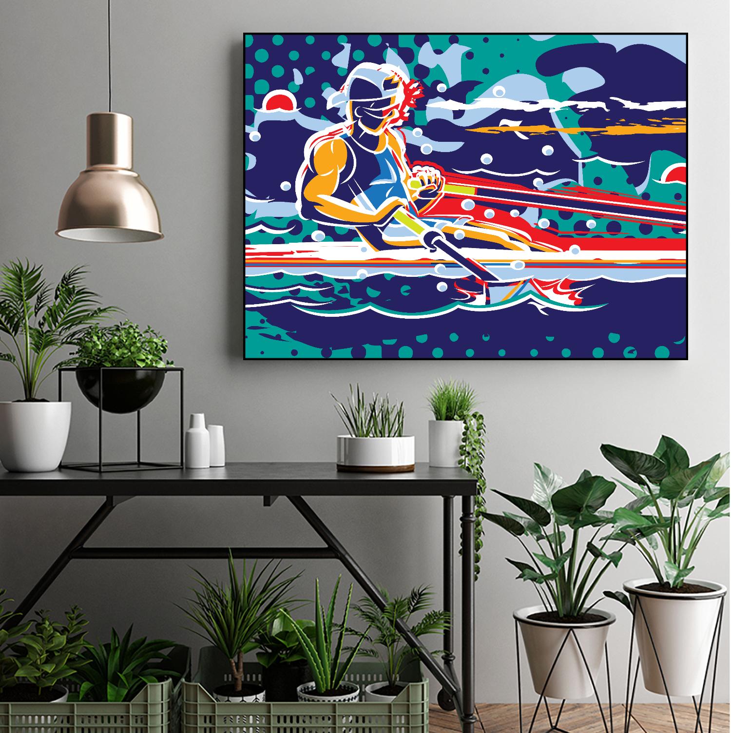 Avirow by Ray Lengelé on GIANT ART - red figurative artistes du québec