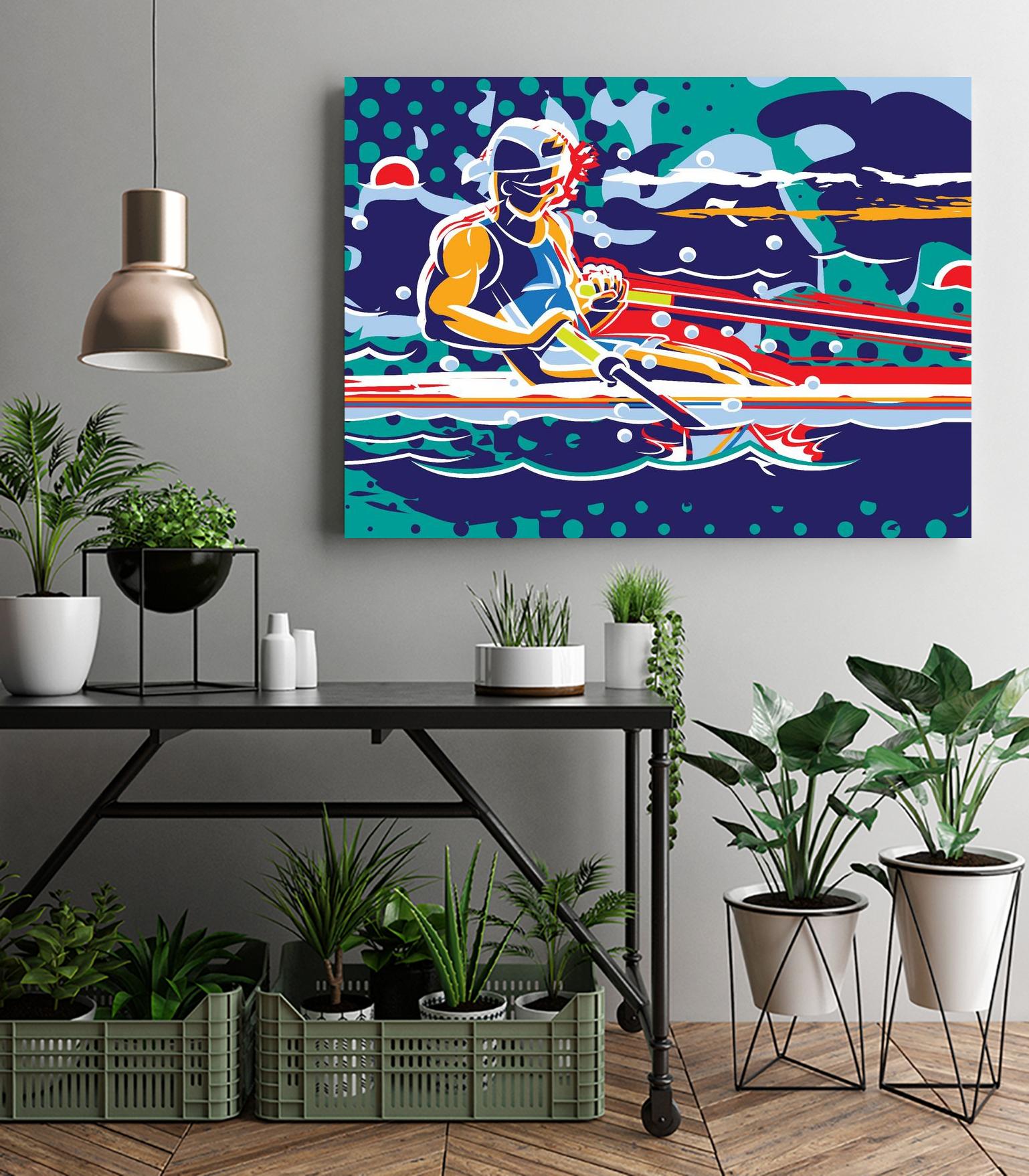 Avirow by Ray Lengelé on GIANT ART - red figurative artistes du québec