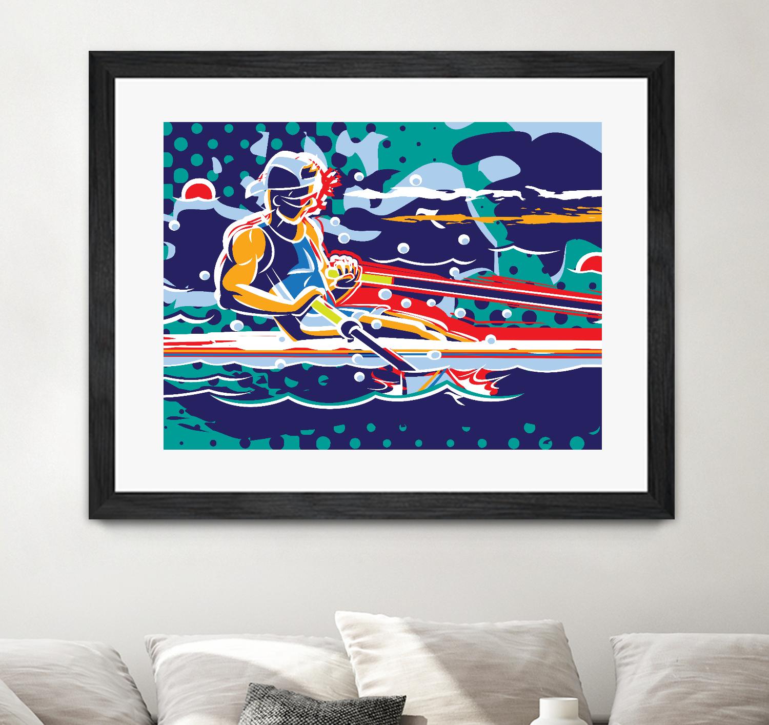 Avirow by Ray Lengelé on GIANT ART - red figurative artistes du québec