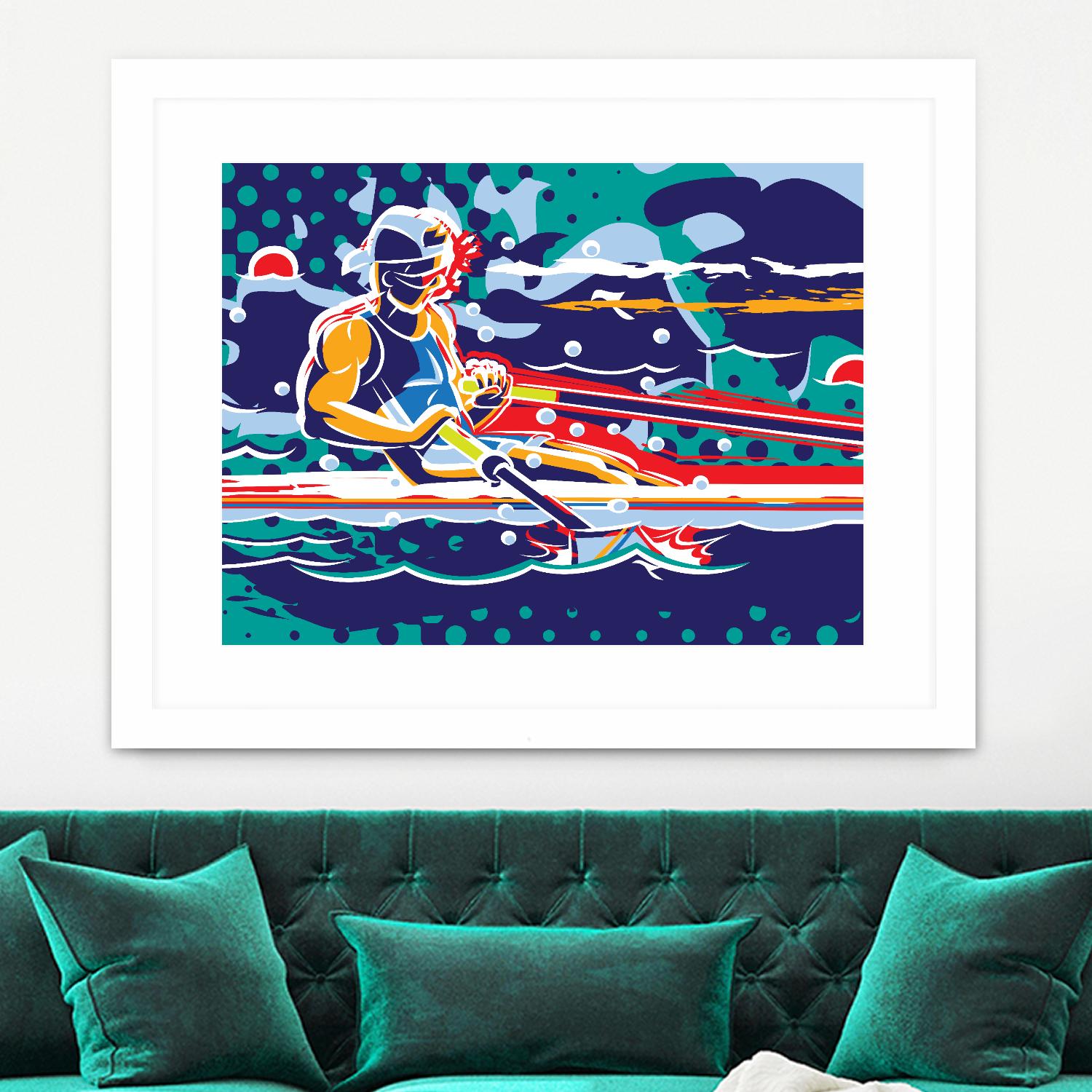 Avirow by Ray Lengelé on GIANT ART - red figurative artistes du québec