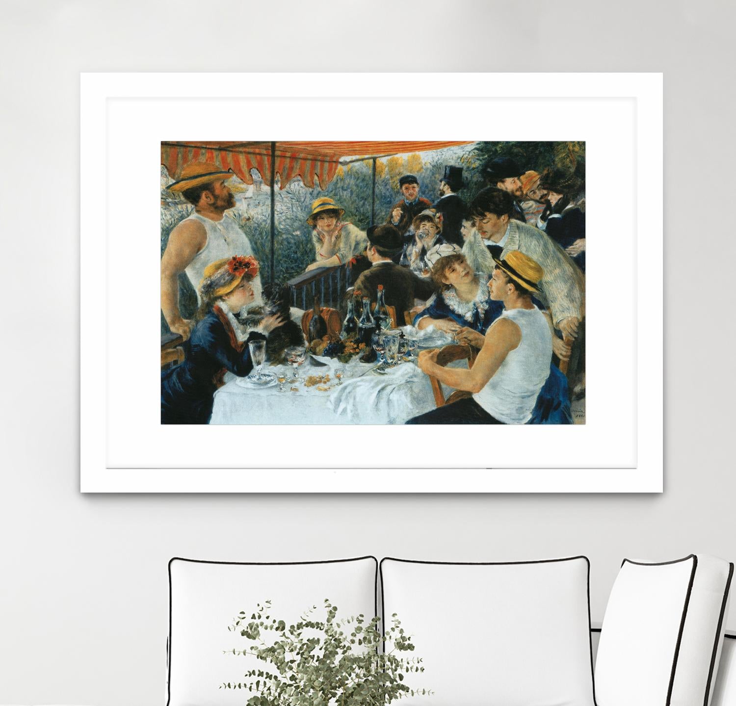 Le Déjeuner des canotiers, 1881 by Pierre-Auguste Renoir on GIANT ART - blue museums meal