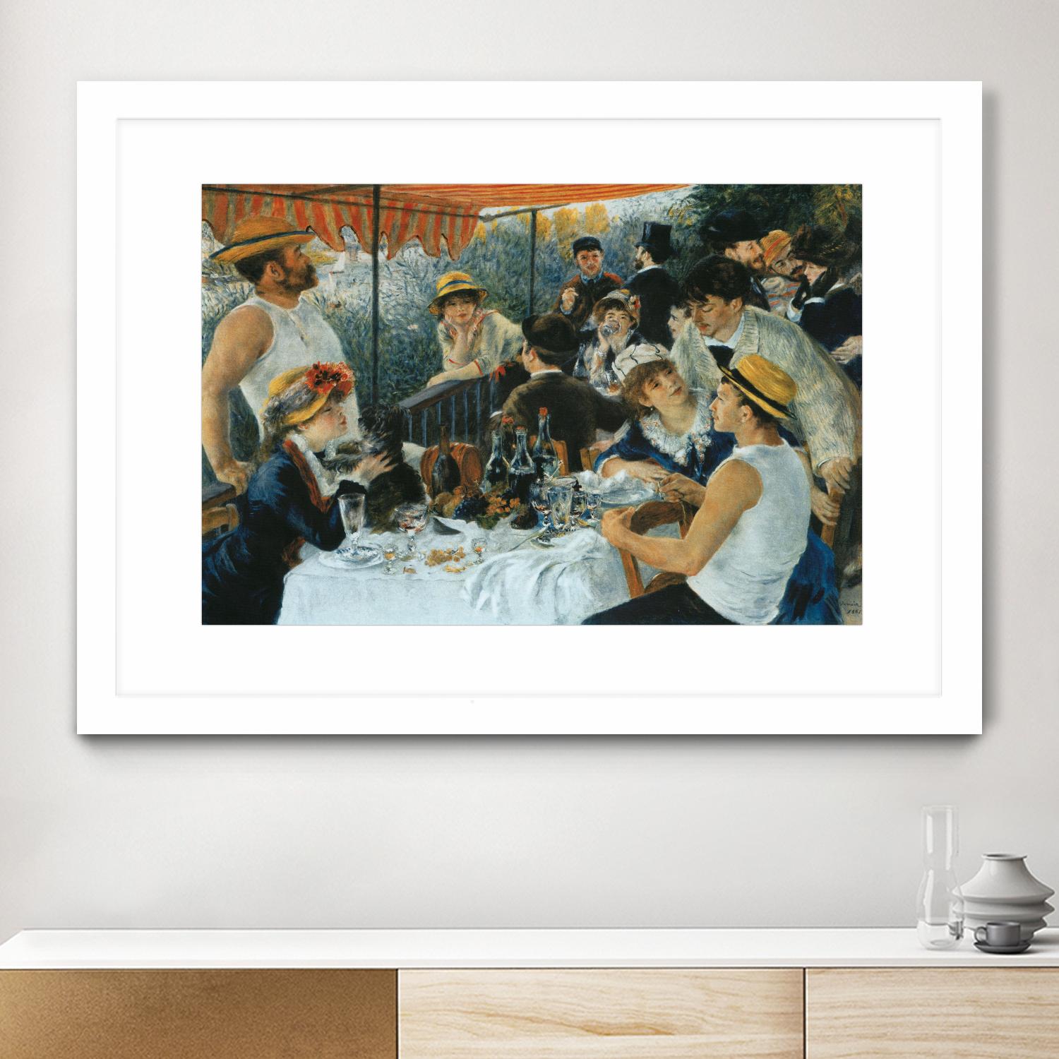Le Déjeuner des canotiers, 1881 by Pierre-Auguste Renoir on GIANT ART - blue museums meal