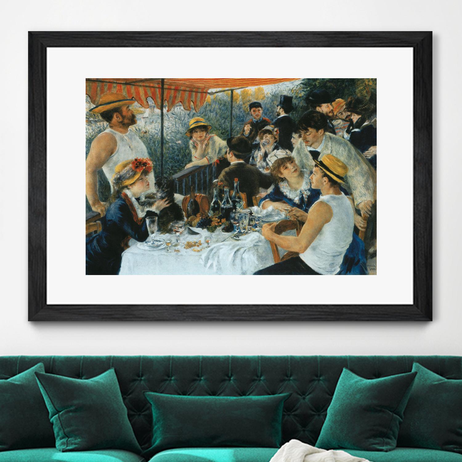 Le Déjeuner des canotiers, 1881 by Pierre-Auguste Renoir on GIANT ART - blue museums meal