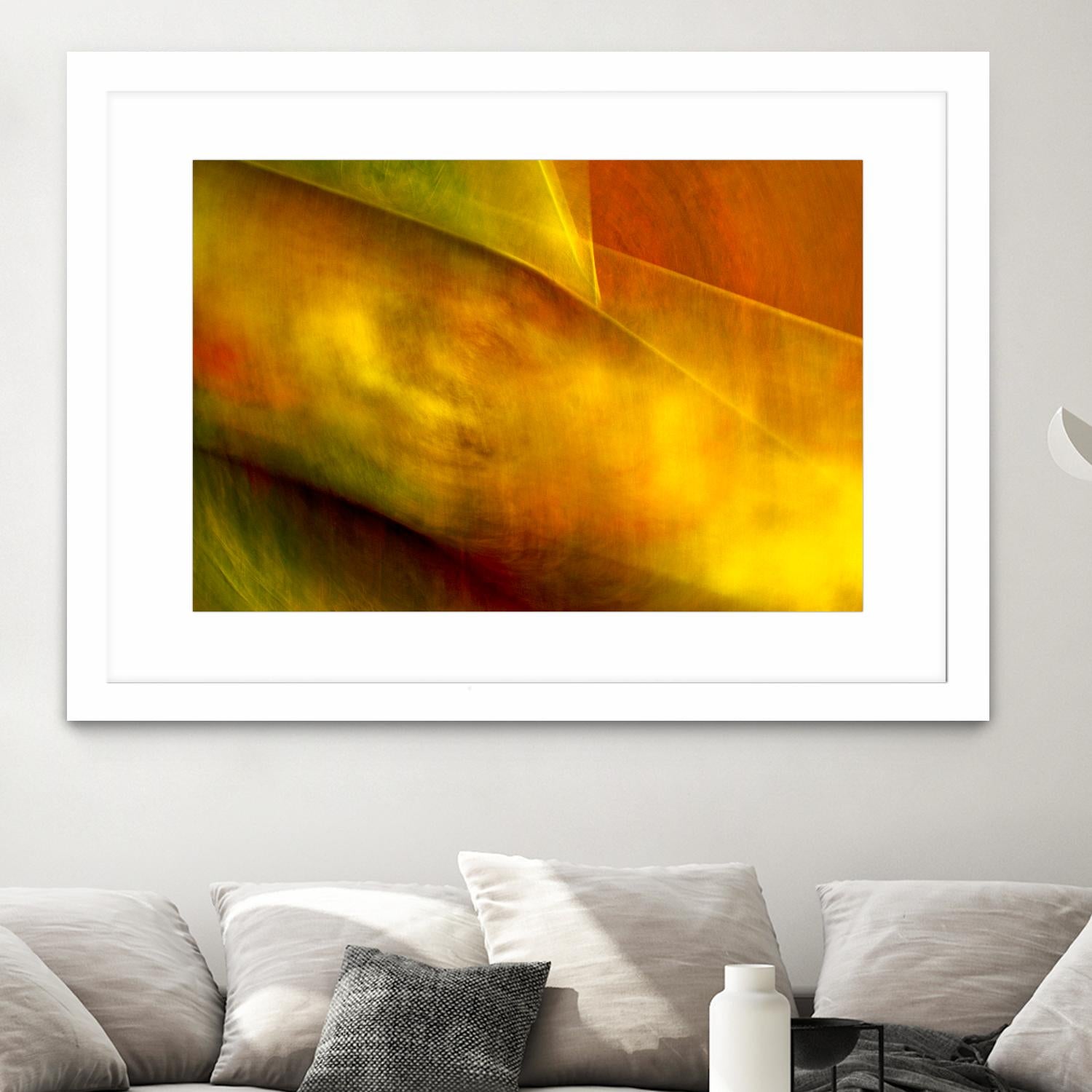 Orange Abstract by Jean-François Dupuis on GIANT ART - orange abstract