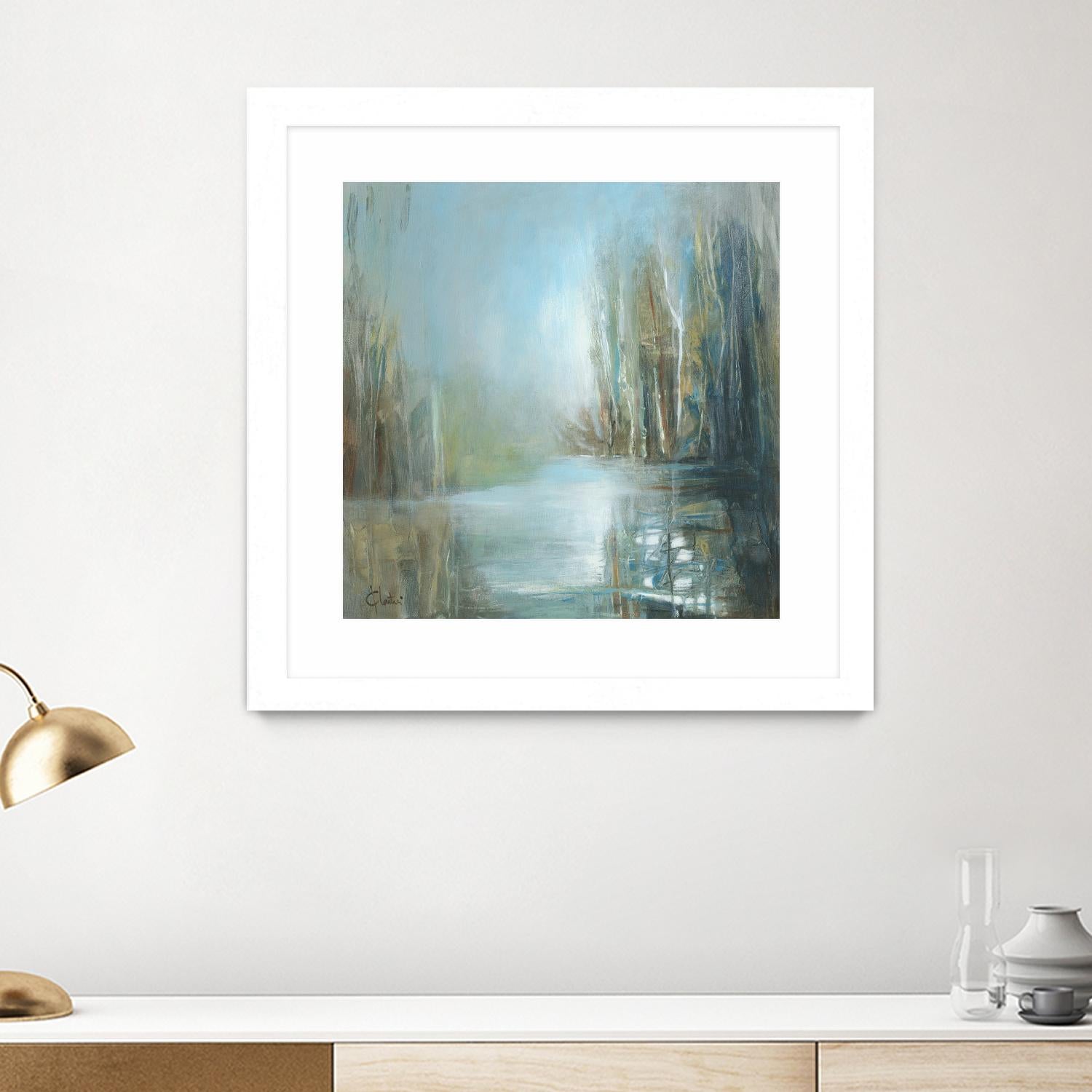 Marecage 1 by Kathleen Cloutier on GIANT ART - green landscape marécage