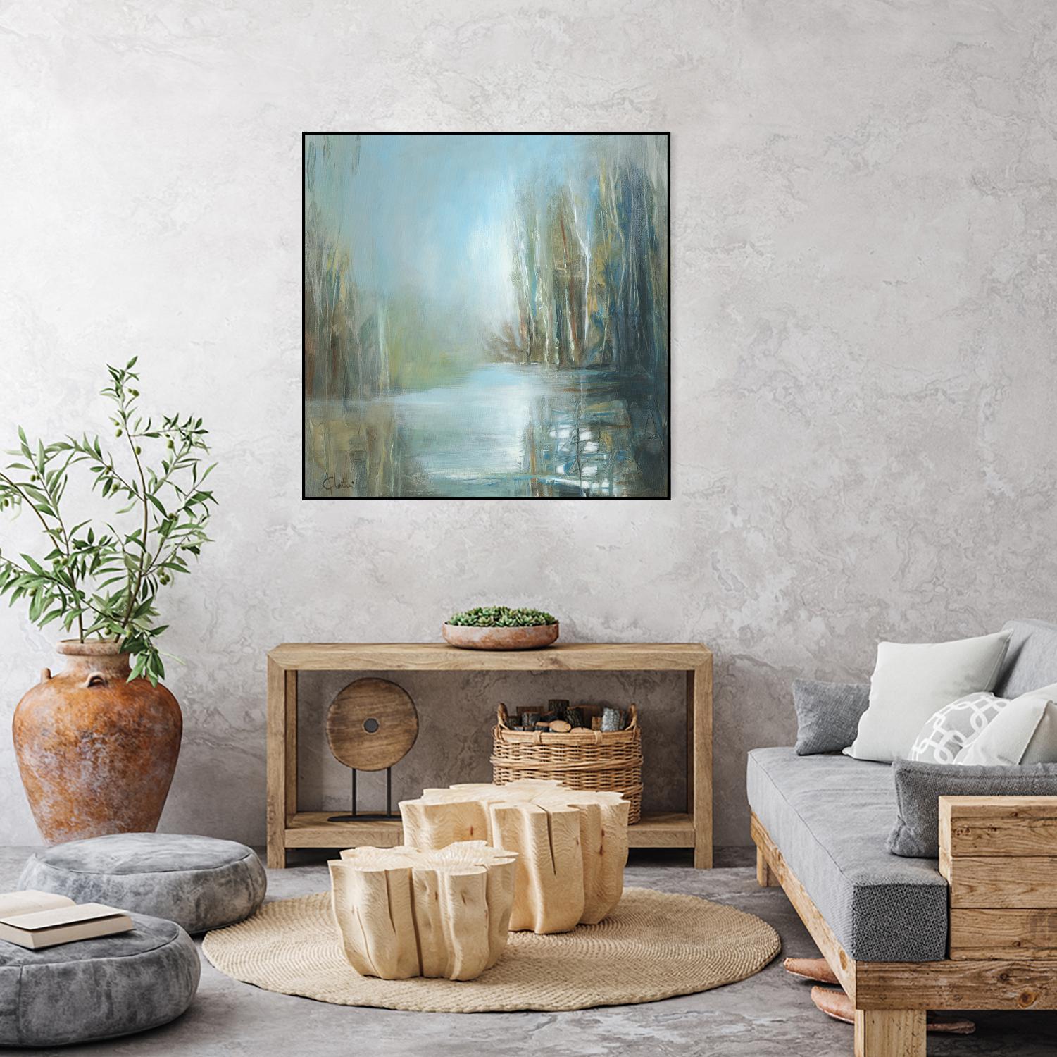 Marecage 1 by Kathleen Cloutier on GIANT ART - green landscape marécage