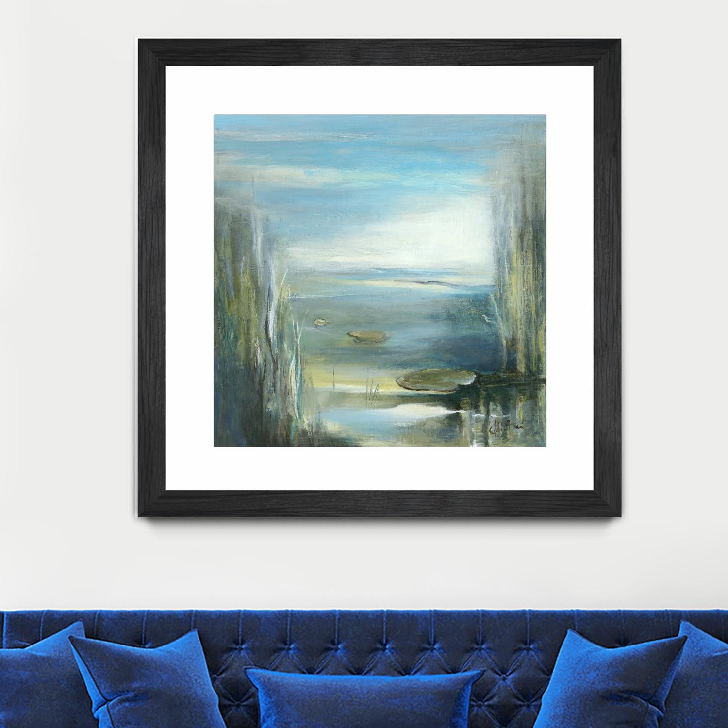 Marecage 2 by Kathleen Cloutier on GIANT ART - green botanical marécage