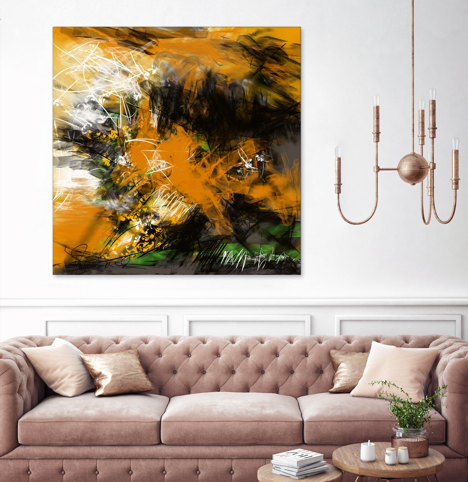 Infinity by Doris Savard on GIANT ART - green digital