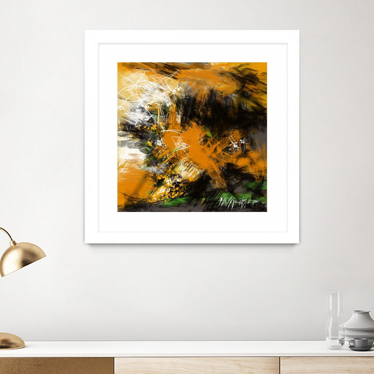 Infinity by Doris Savard on GIANT ART - green digital