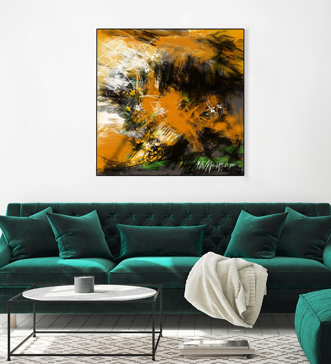 Infinity by Doris Savard on GIANT ART - green digital