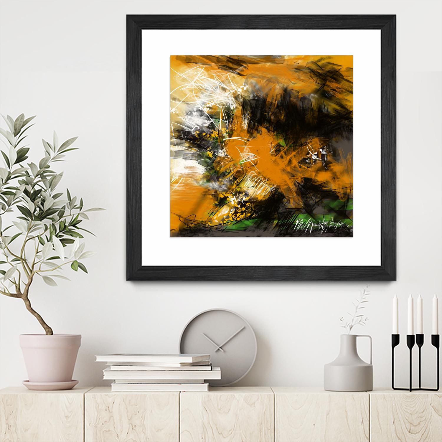 Infinity by Doris Savard on GIANT ART - green digital