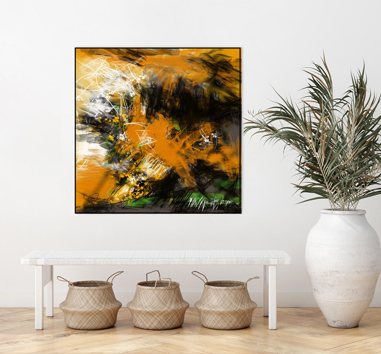 Infinity by Doris Savard on GIANT ART - green digital