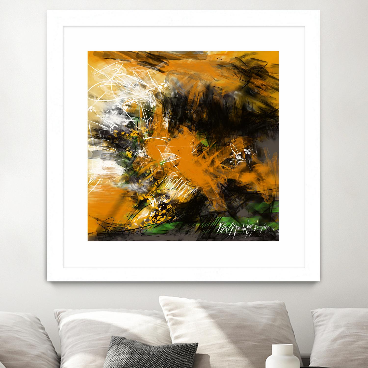 Infinity by Doris Savard on GIANT ART - green digital