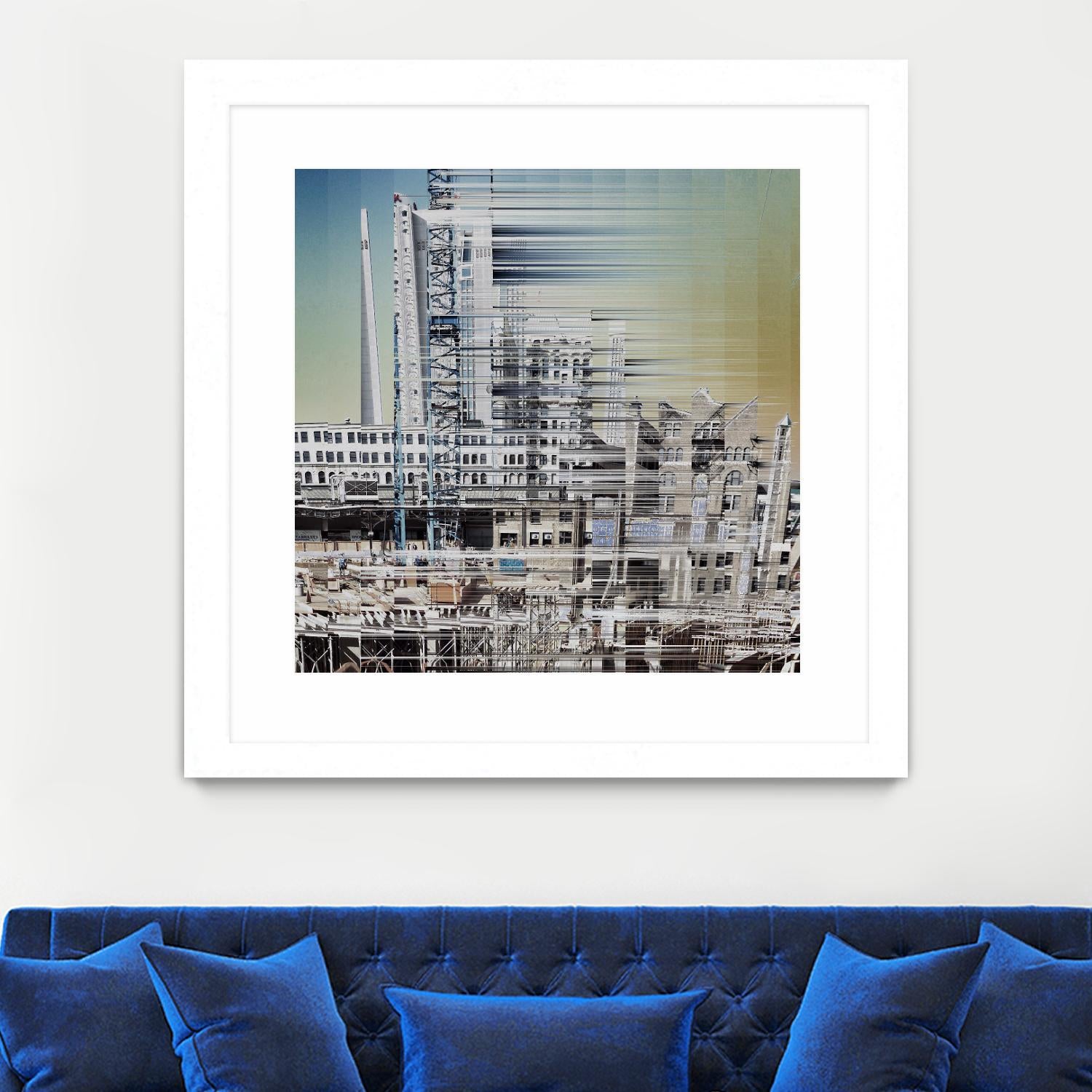 Urban Abstract 6 by Jean-François Dupuis on GIANT ART - beige linear factory