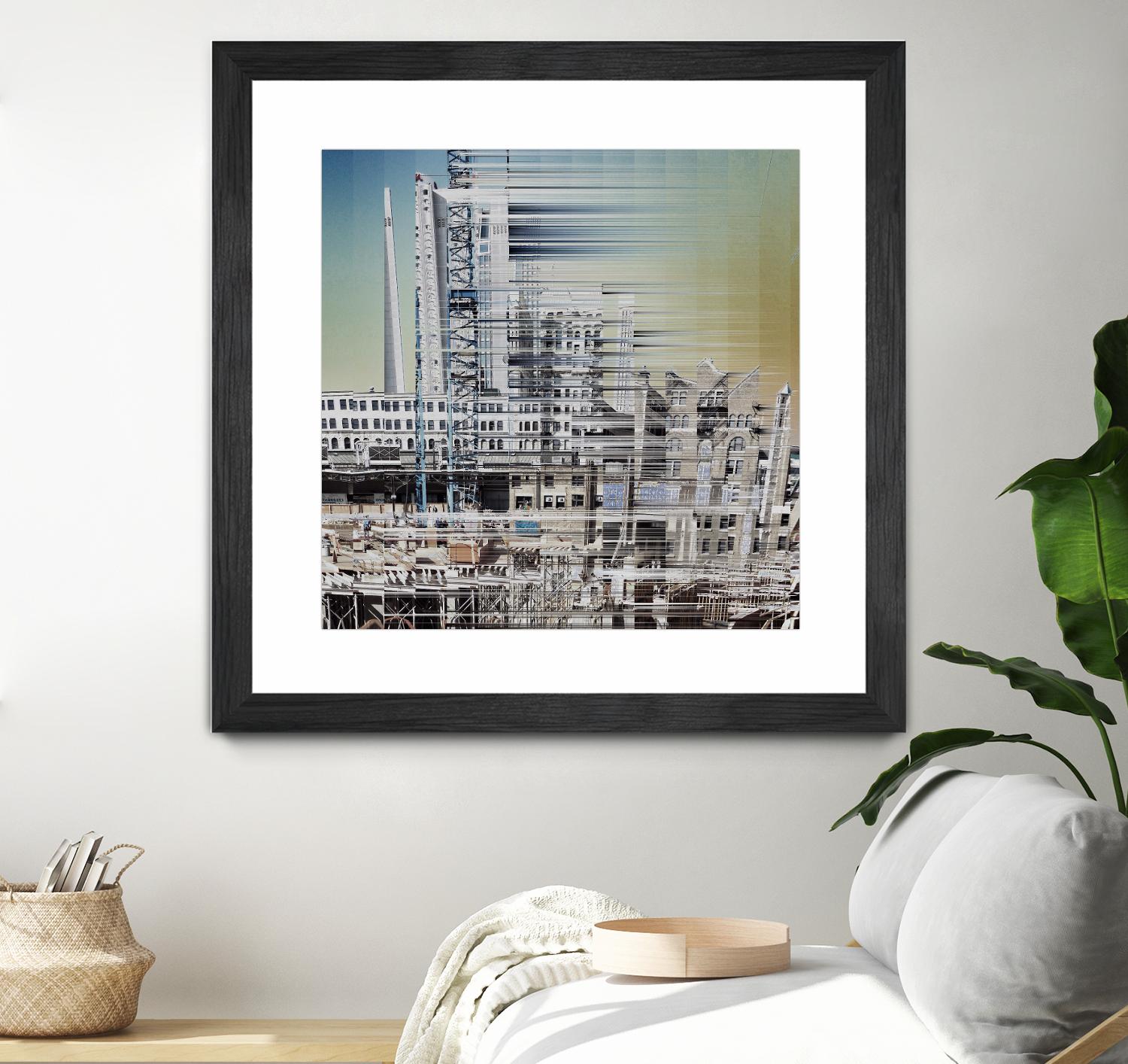 Urban Abstract 6 by Jean-François Dupuis on GIANT ART - beige linear factory