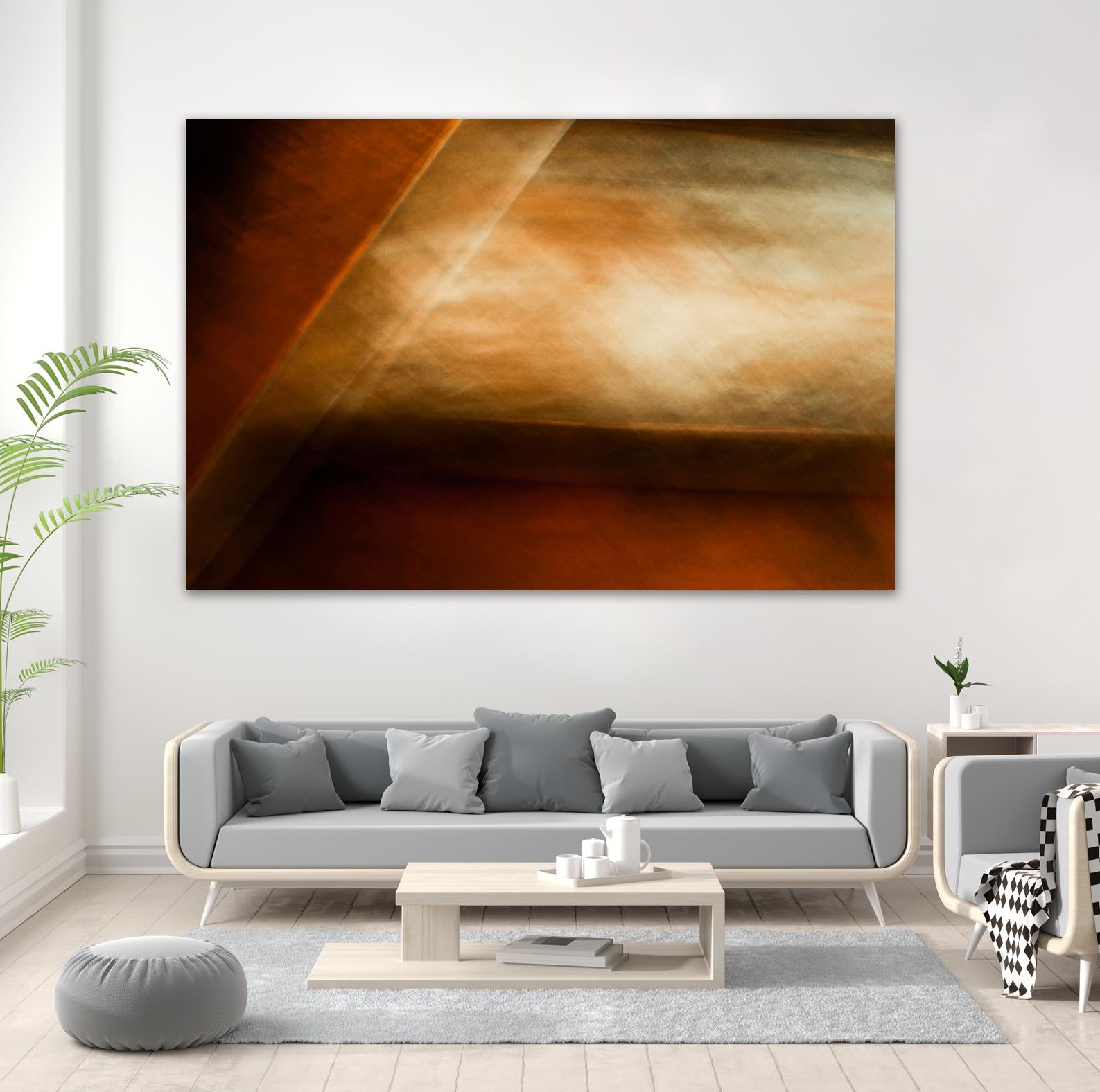 Manly Abstract by Jean-François Dupuis on GIANT ART - beige abstract transparence