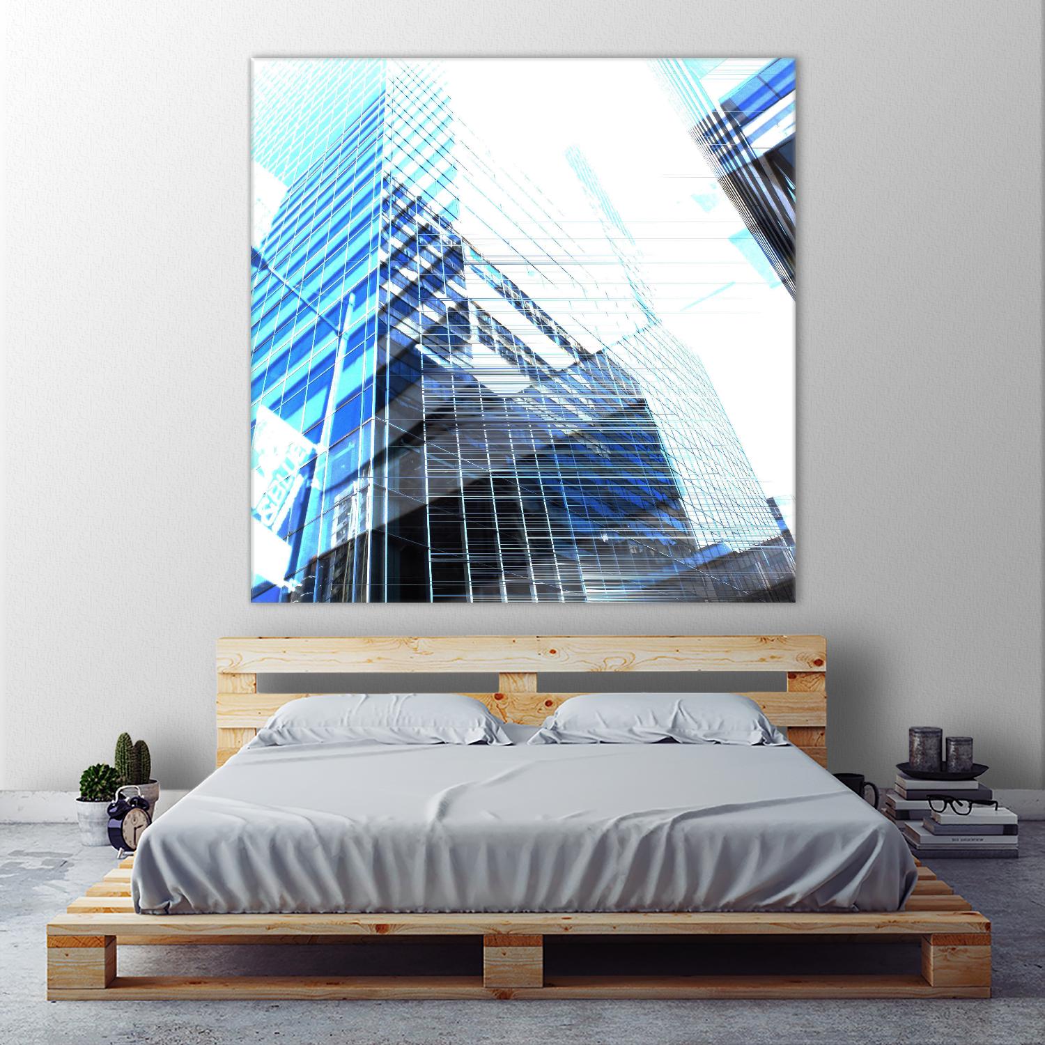 Urban Distortion II by Jean-François Dupuis on GIANT ART - white city scene superposition