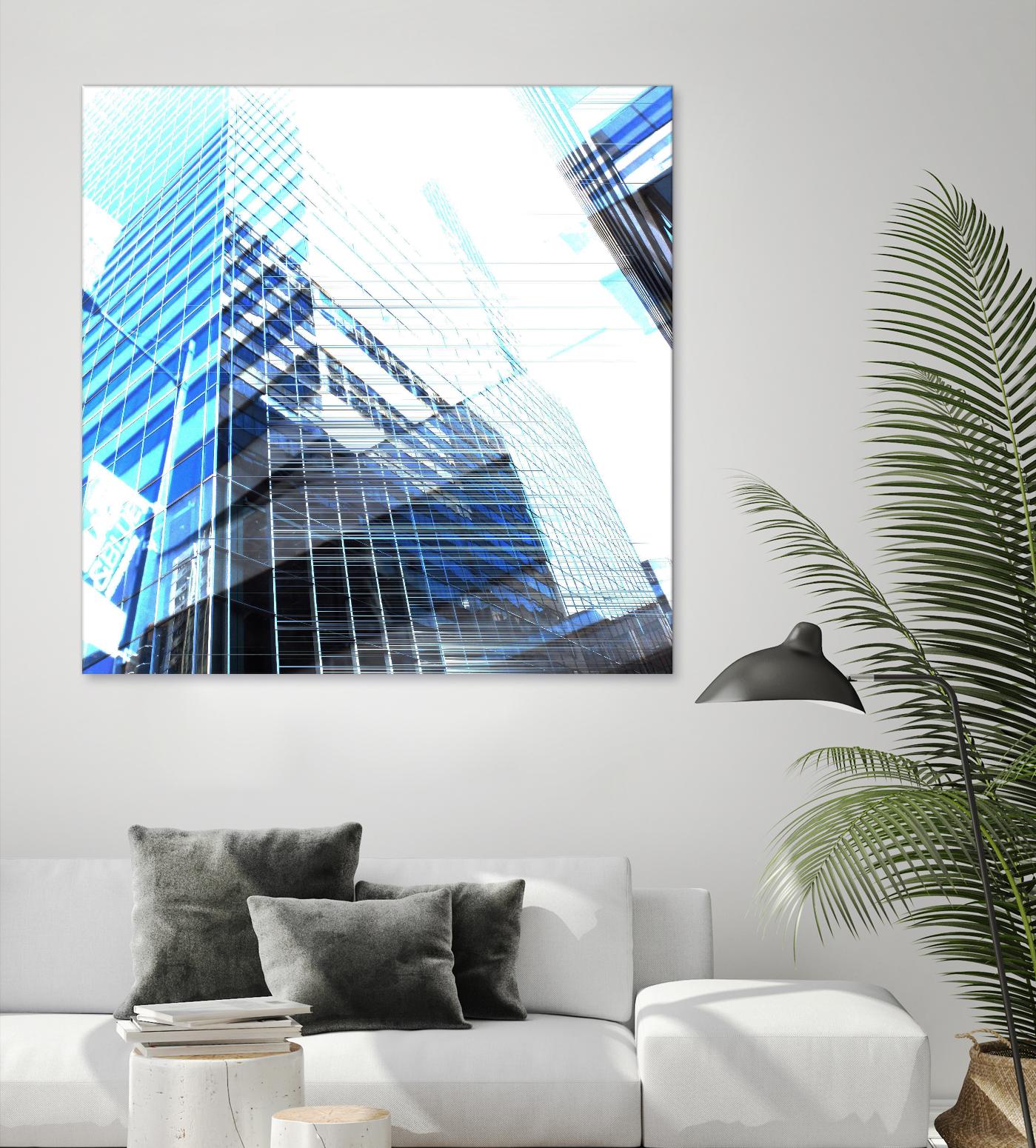 Urban Distortion II by Jean-François Dupuis on GIANT ART - white city scene superposition