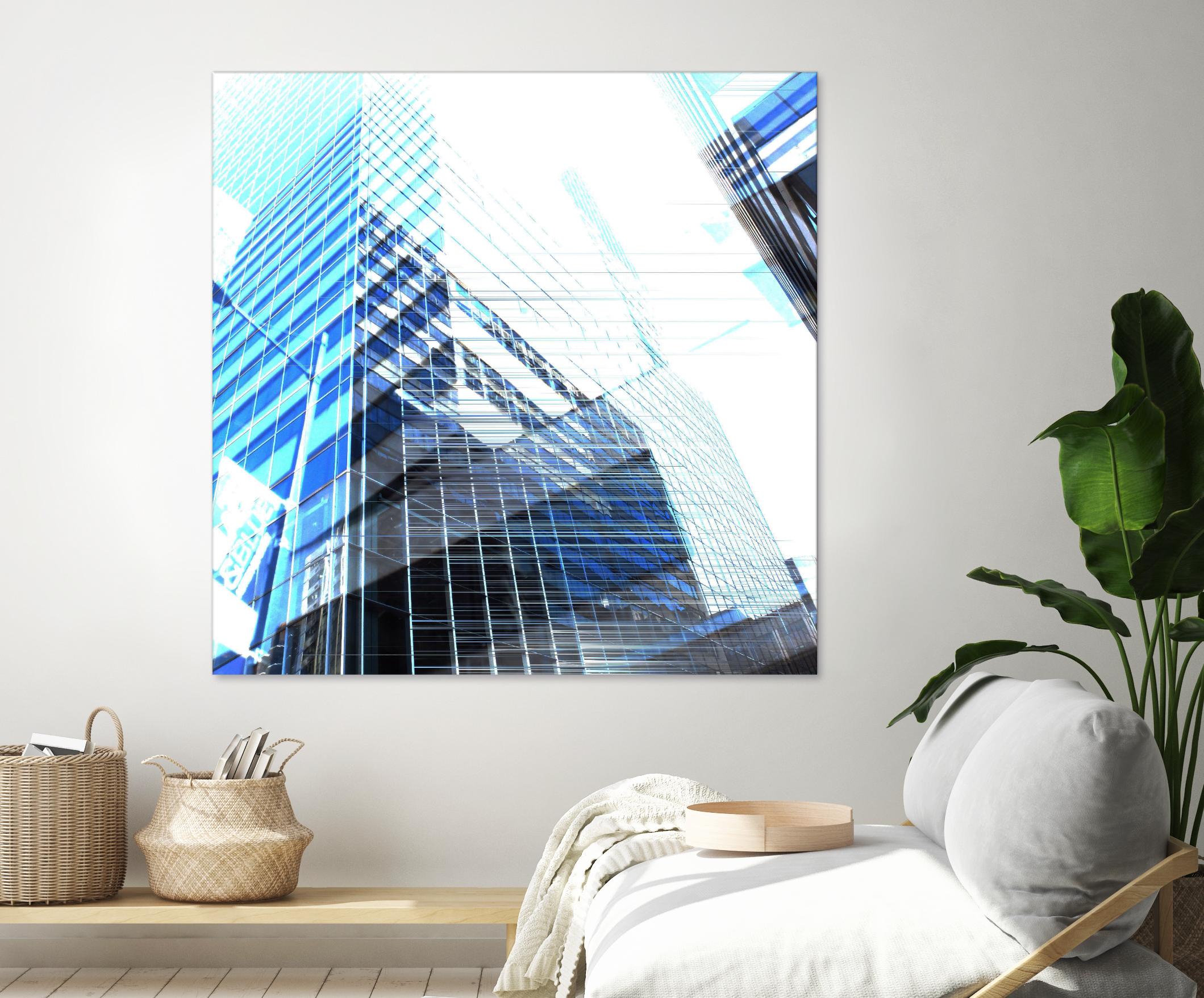 Urban Distortion II by Jean-François Dupuis on GIANT ART - white city scene superposition