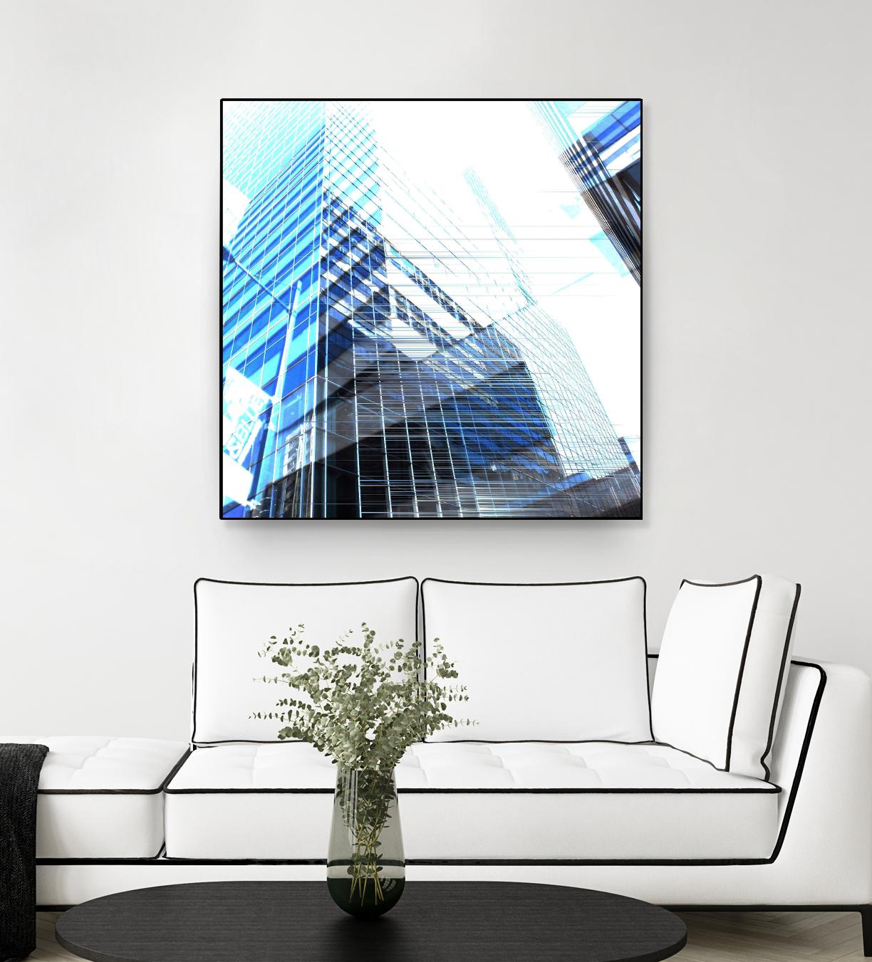 Urban Distortion II by Jean-François Dupuis on GIANT ART - white city scene superposition