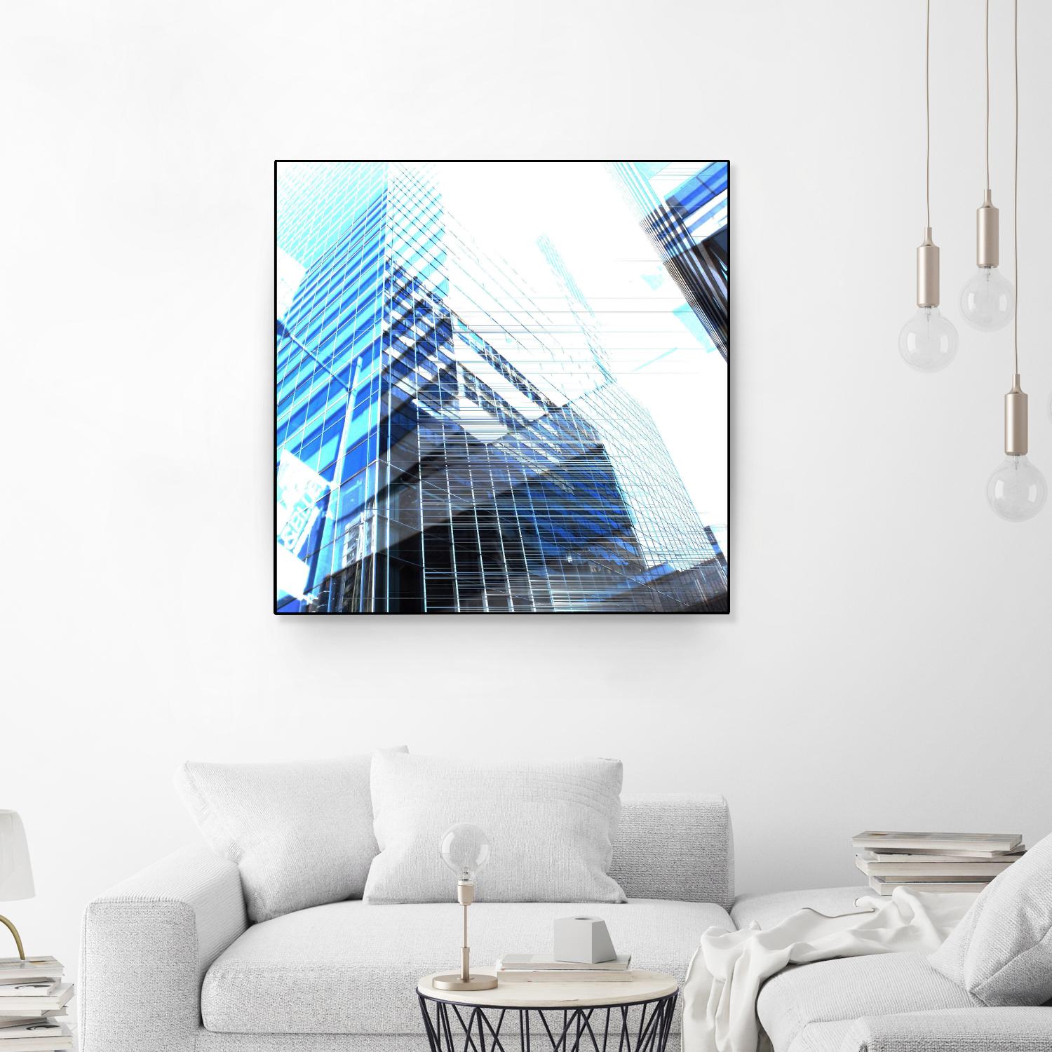 Urban Distortion II by Jean-François Dupuis on GIANT ART - white city scene superposition