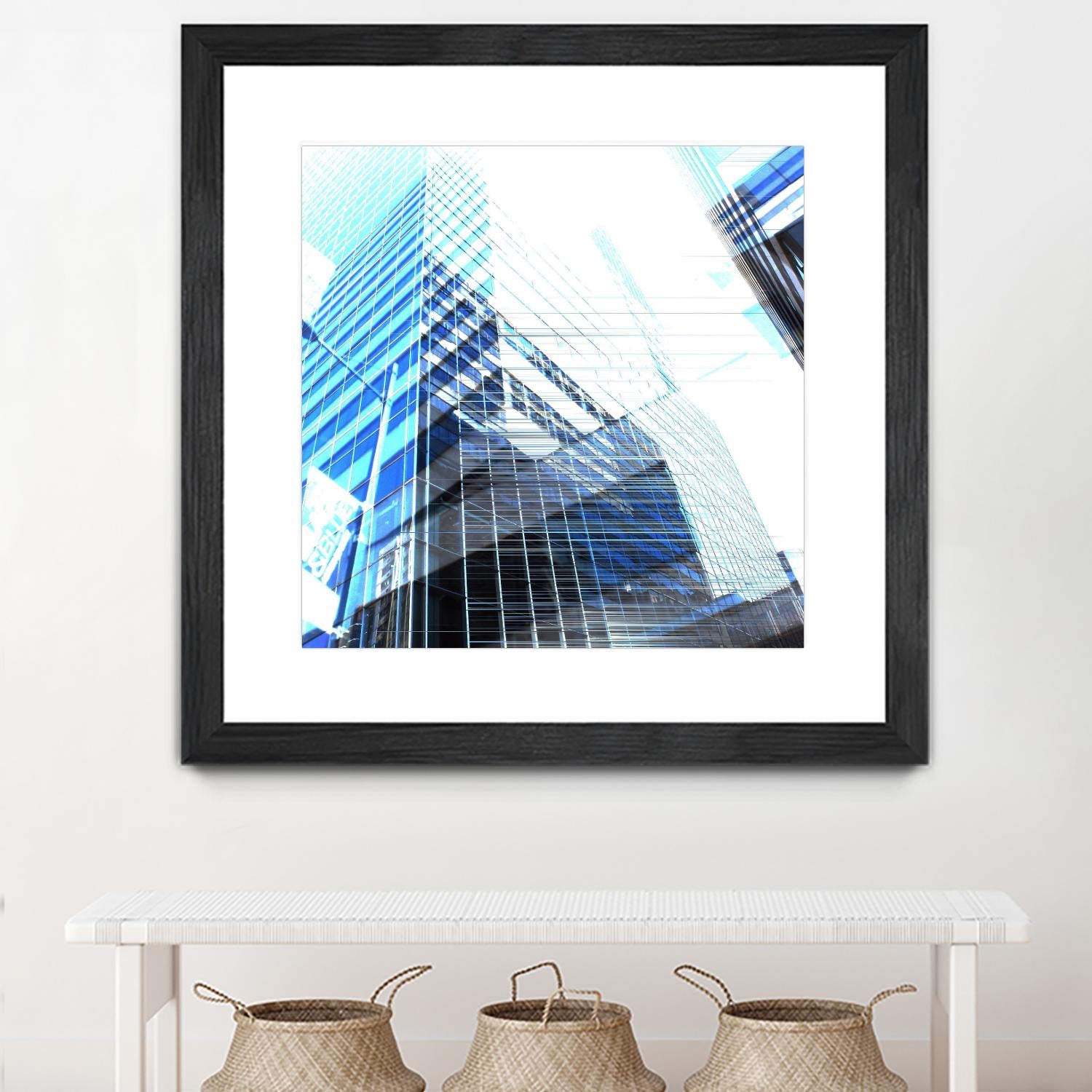 Urban Distortion II by Jean-François Dupuis on GIANT ART - white city scene superposition